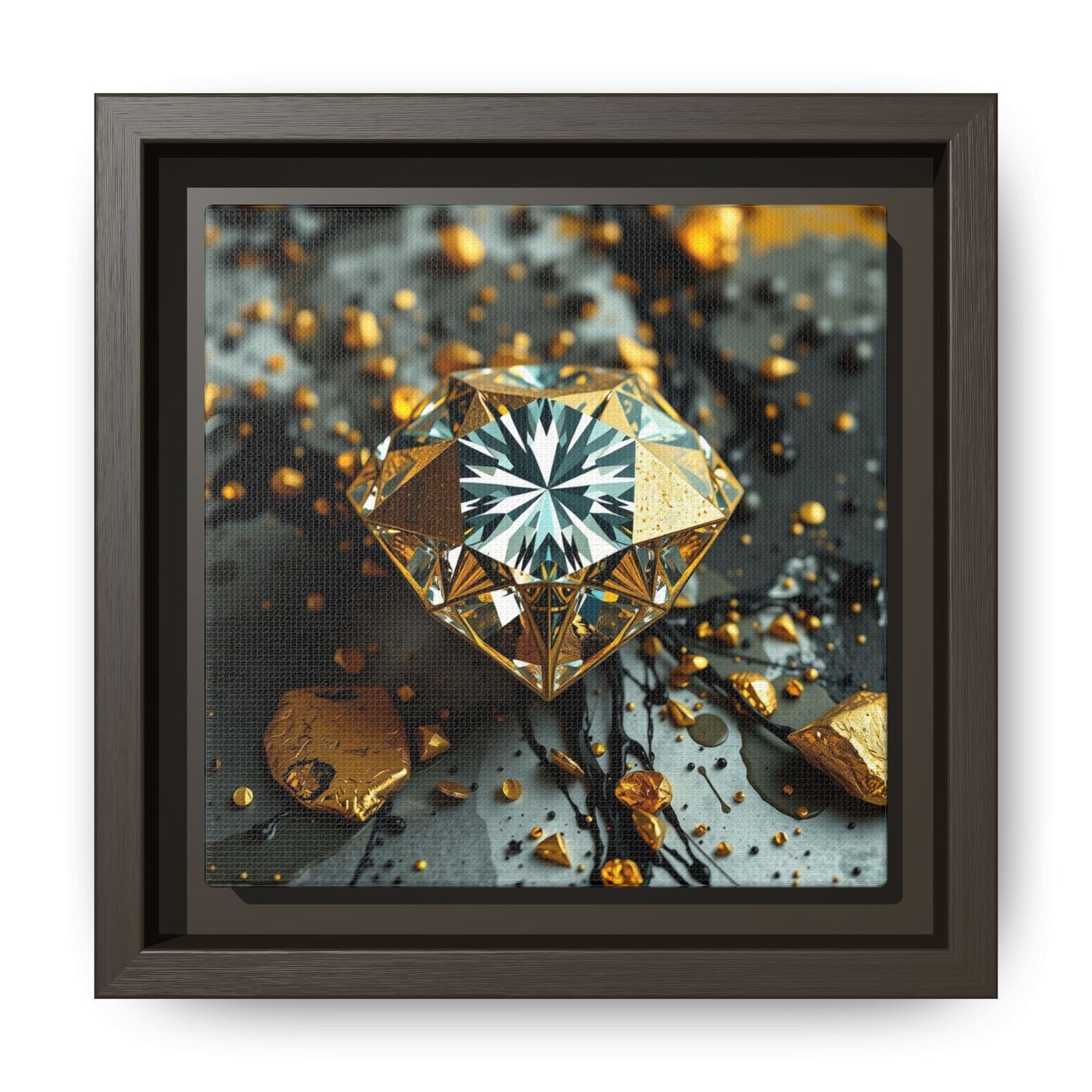 Matte Canvas, Framed (Multi-color)