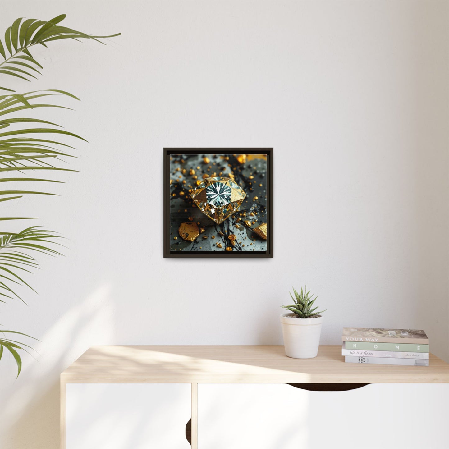 Matte Canvas, Framed (Multi-color)