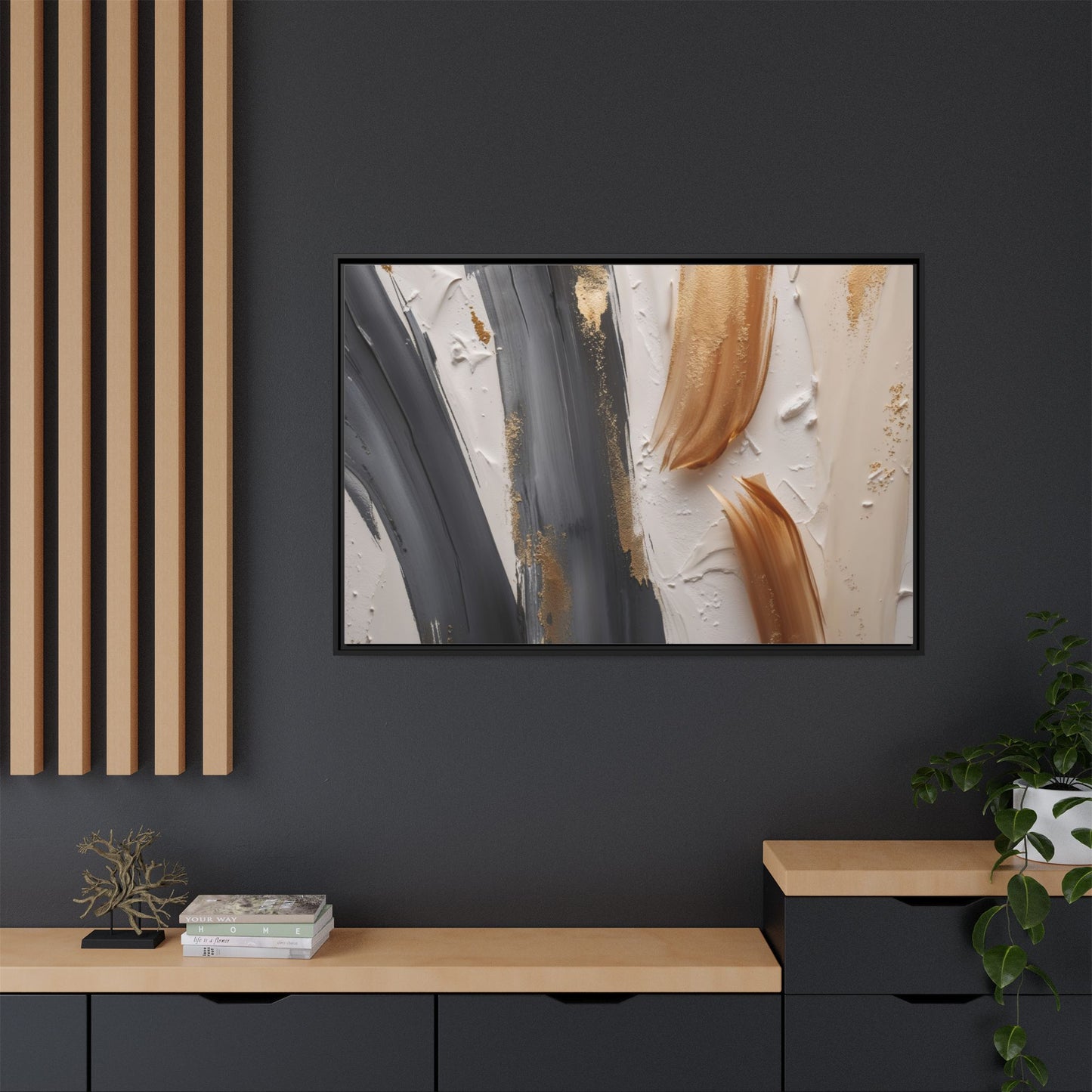 Matte Canvas, Framed (Multi-color)