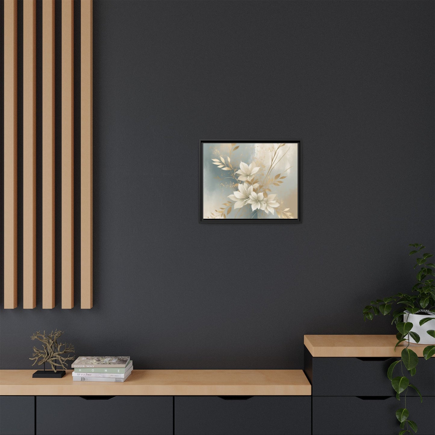 Matte Canvas, Framed (Multi-color)