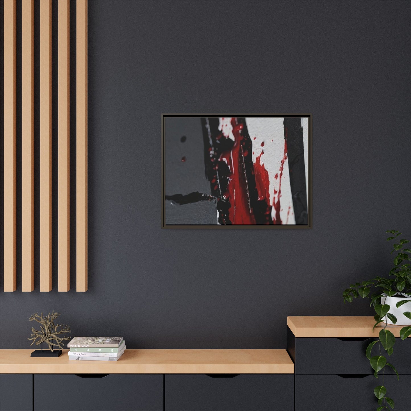 Matte Canvas, Framed (Multi-color)