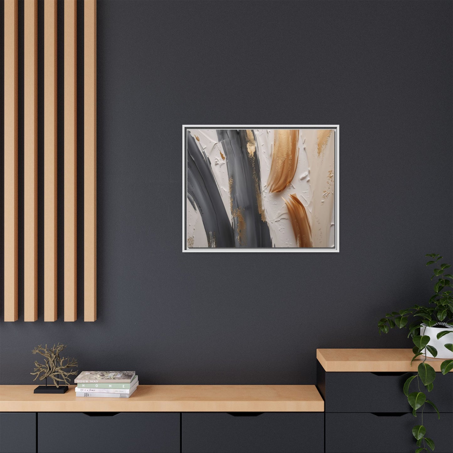 Matte Canvas, Framed (Multi-color)