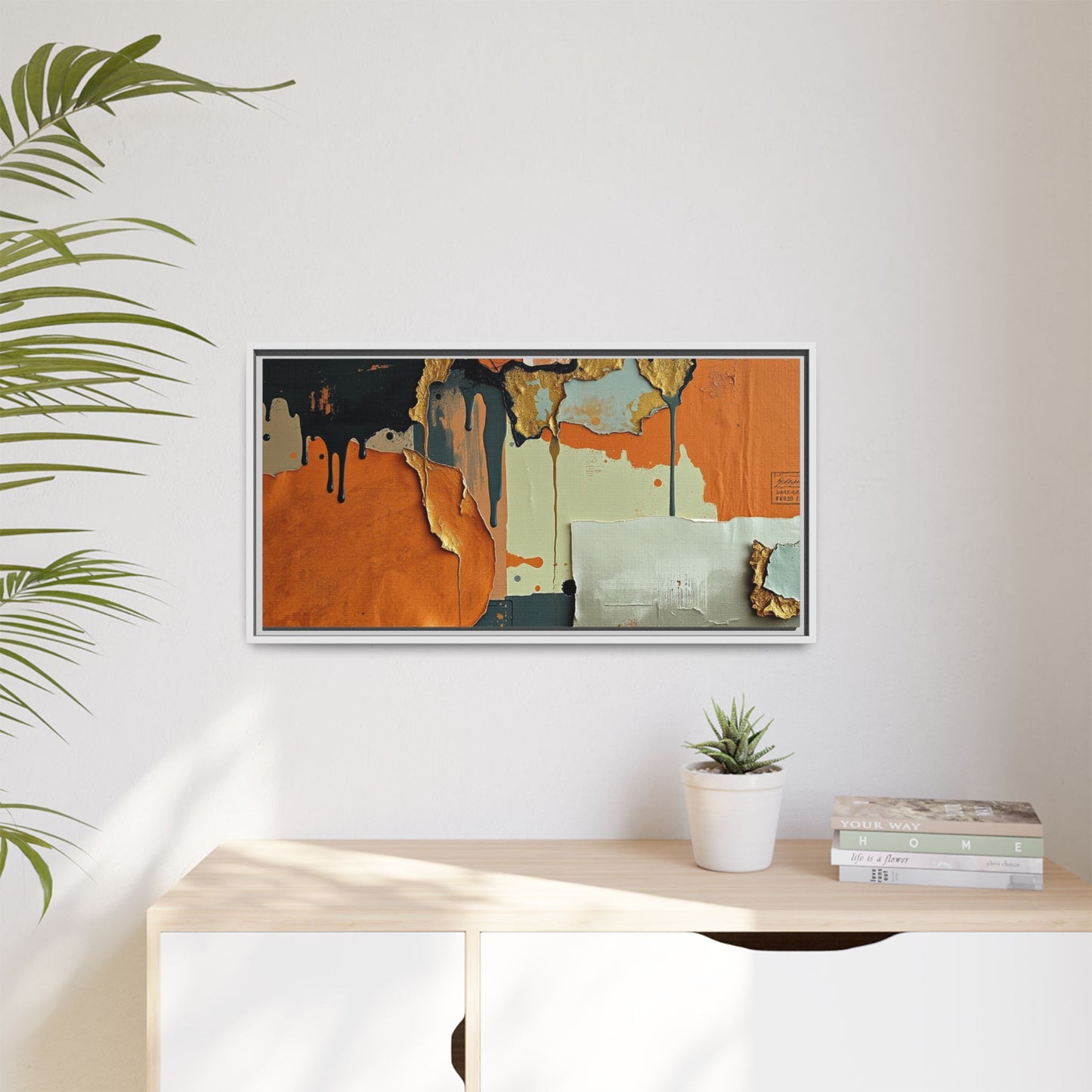 Matte Canvas, Framed (Multi-color)