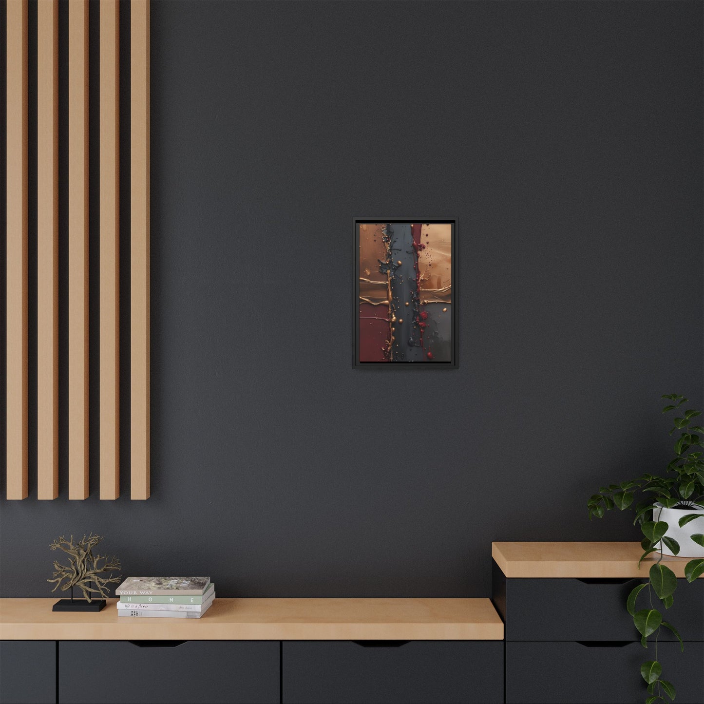 Matte Canvas, Framed (Multi-color)