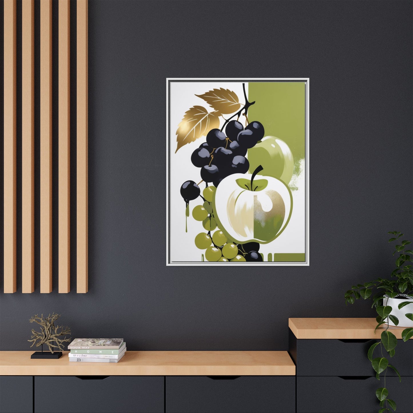 Matte Canvas, Framed (Multi-color)