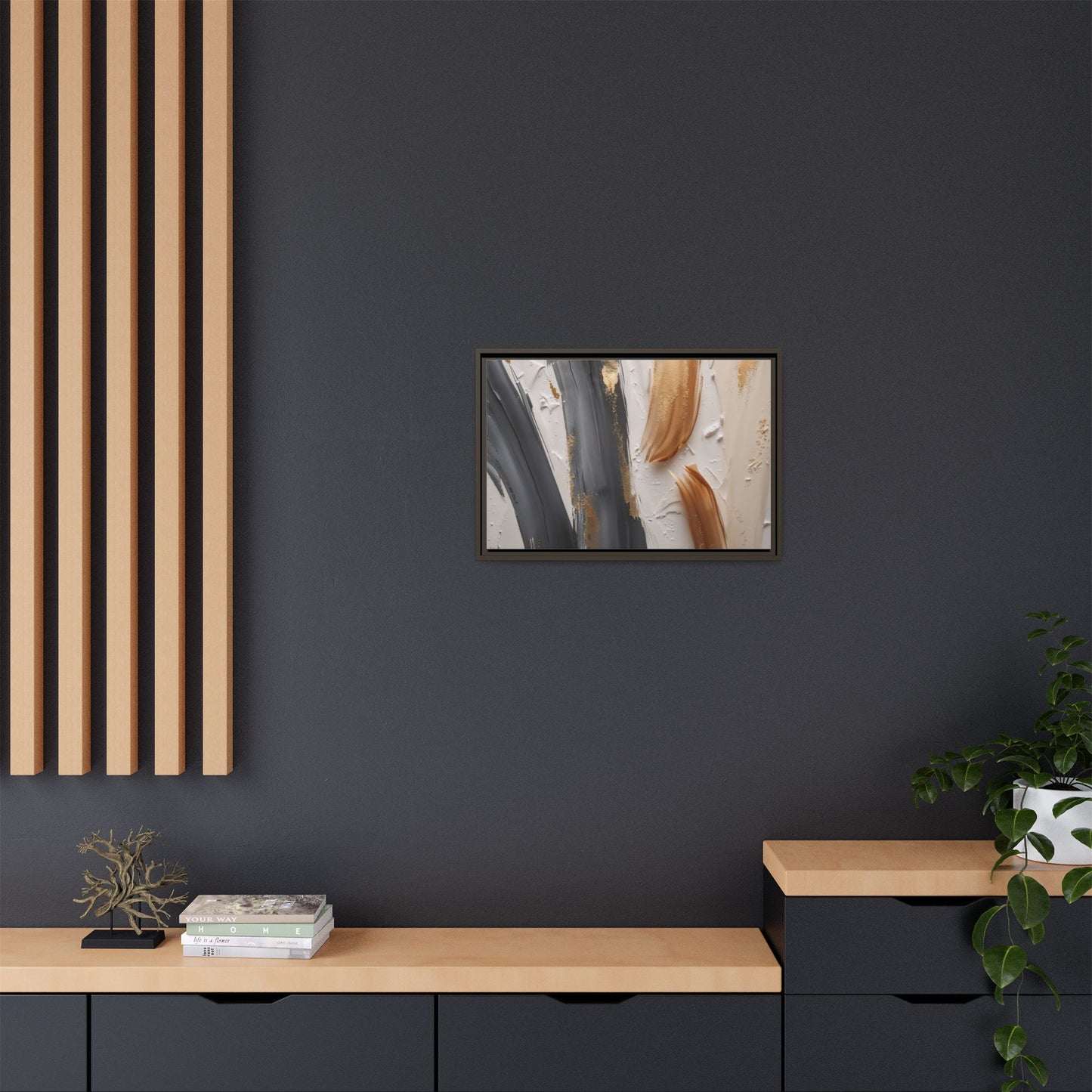 Matte Canvas, Framed (Multi-color)