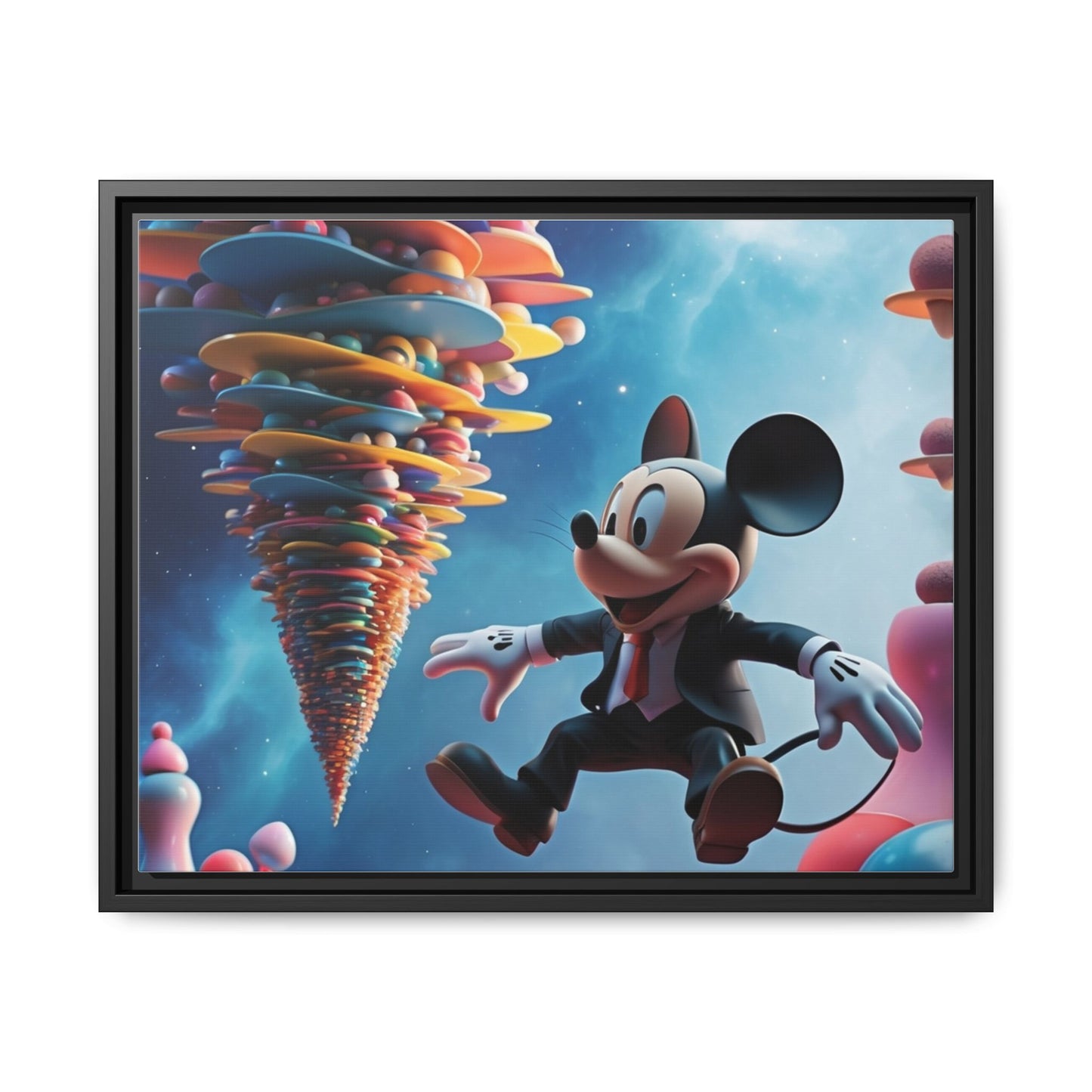 Matte Canvas, Framed (Multi-color)
