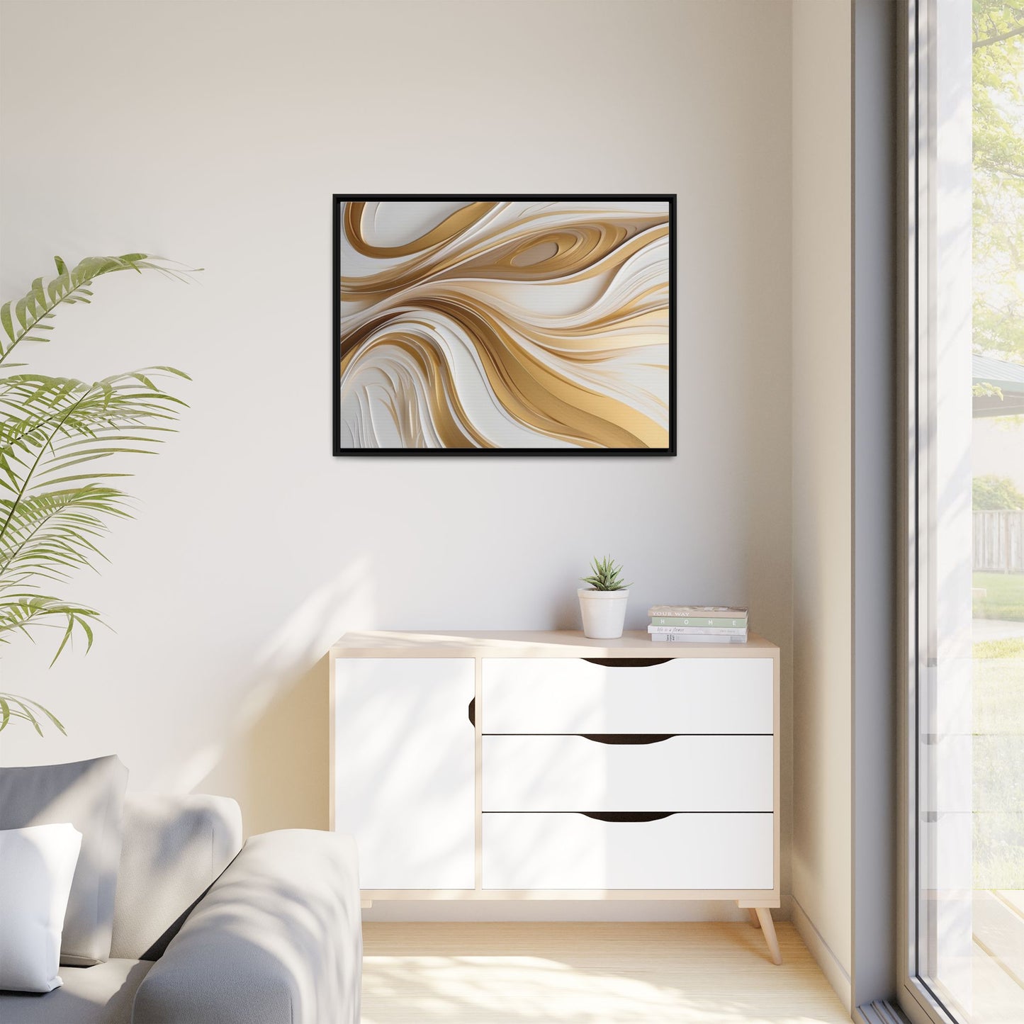 Matte Canvas, Framed (Multi-color)