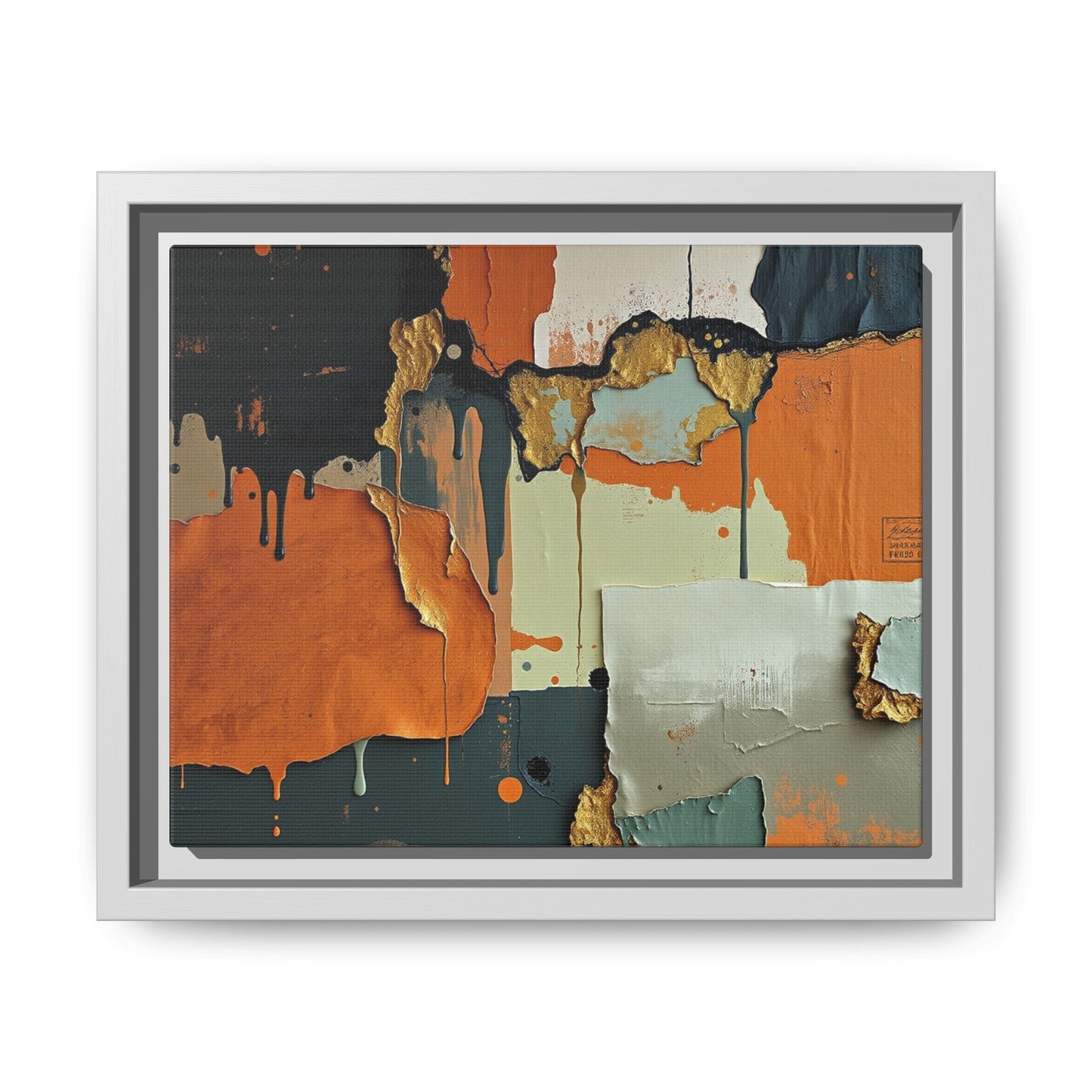 Matte Canvas, Framed (Multi-color)