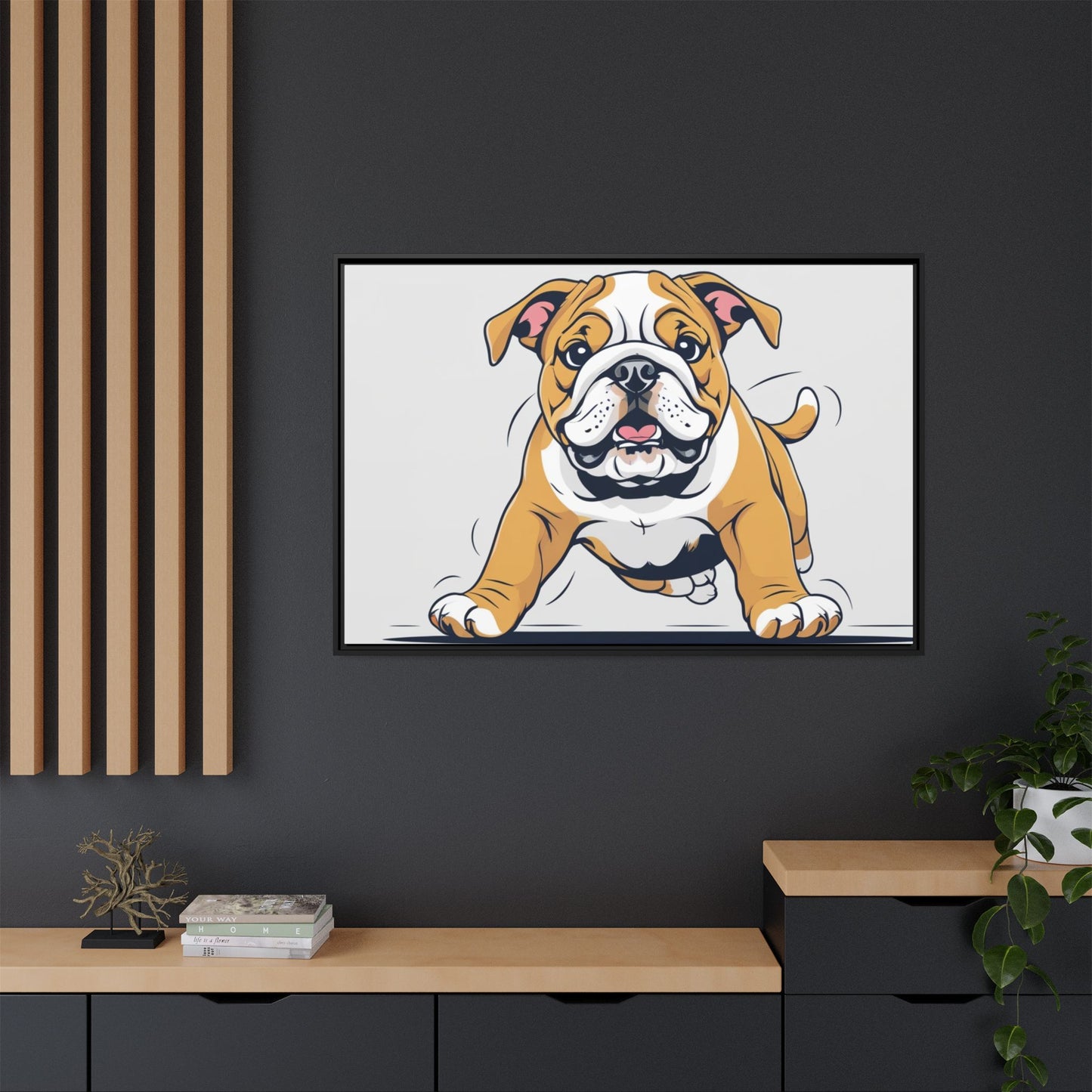 Matte Canvas, Framed (Multi-color)