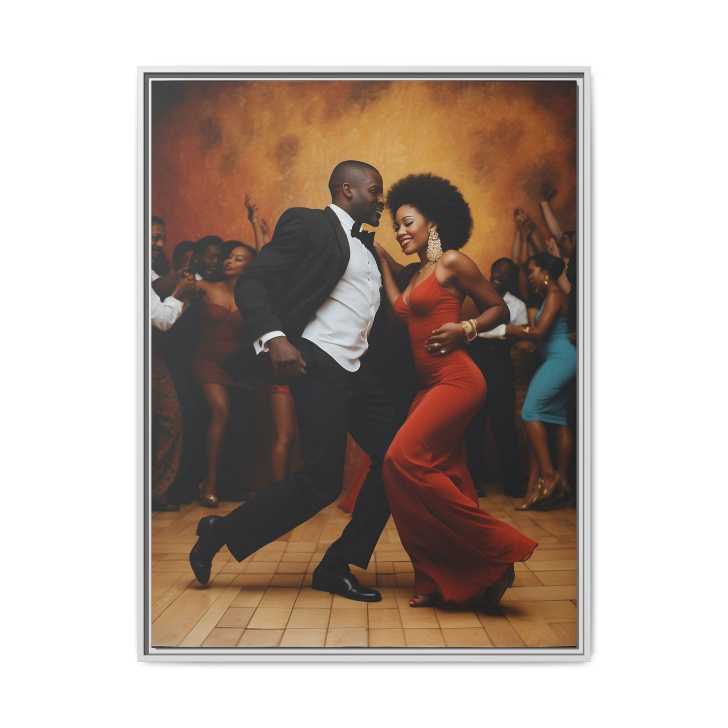 Matte Canvas, Framed (Multi-color)