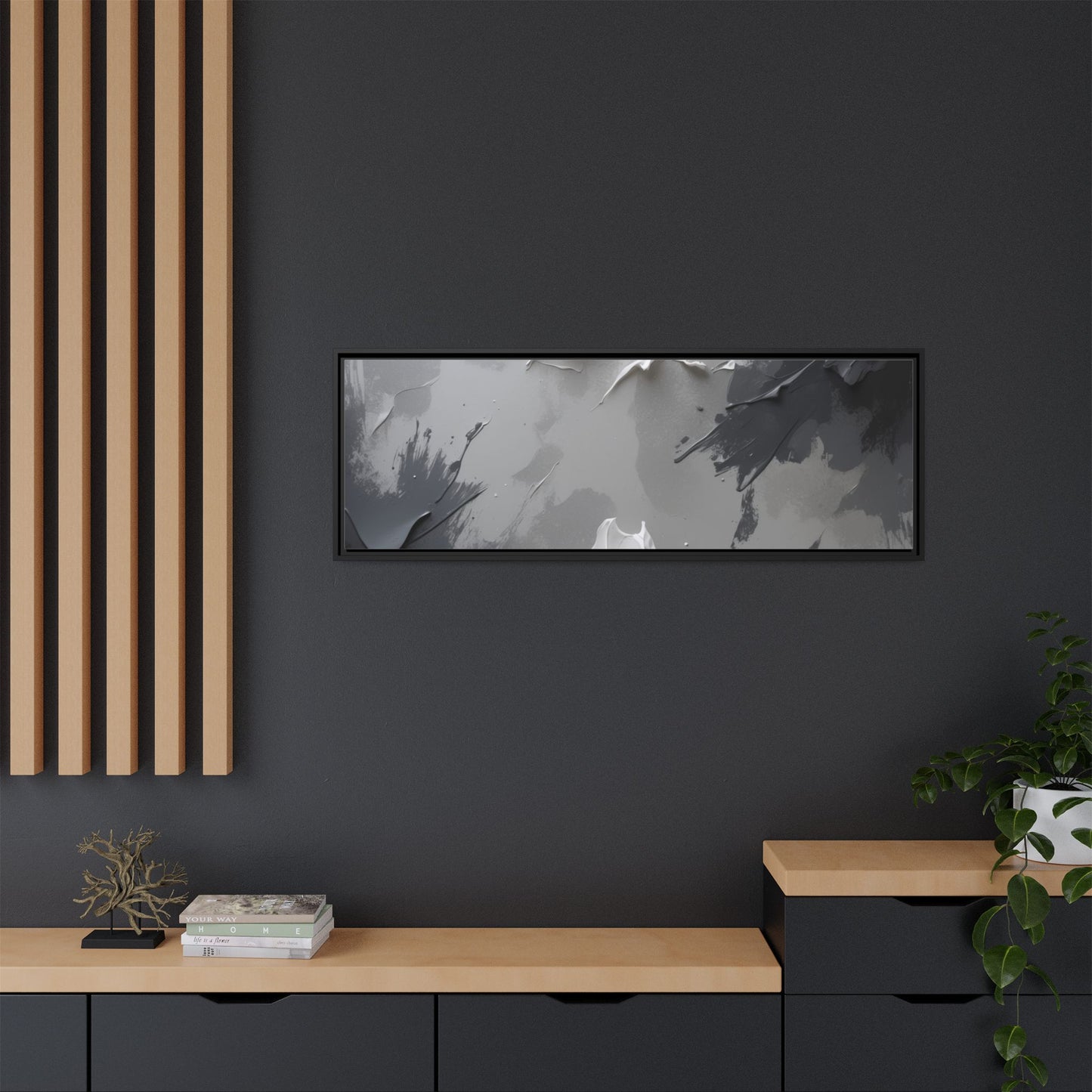 Matte Canvas, Framed (Multi-color)