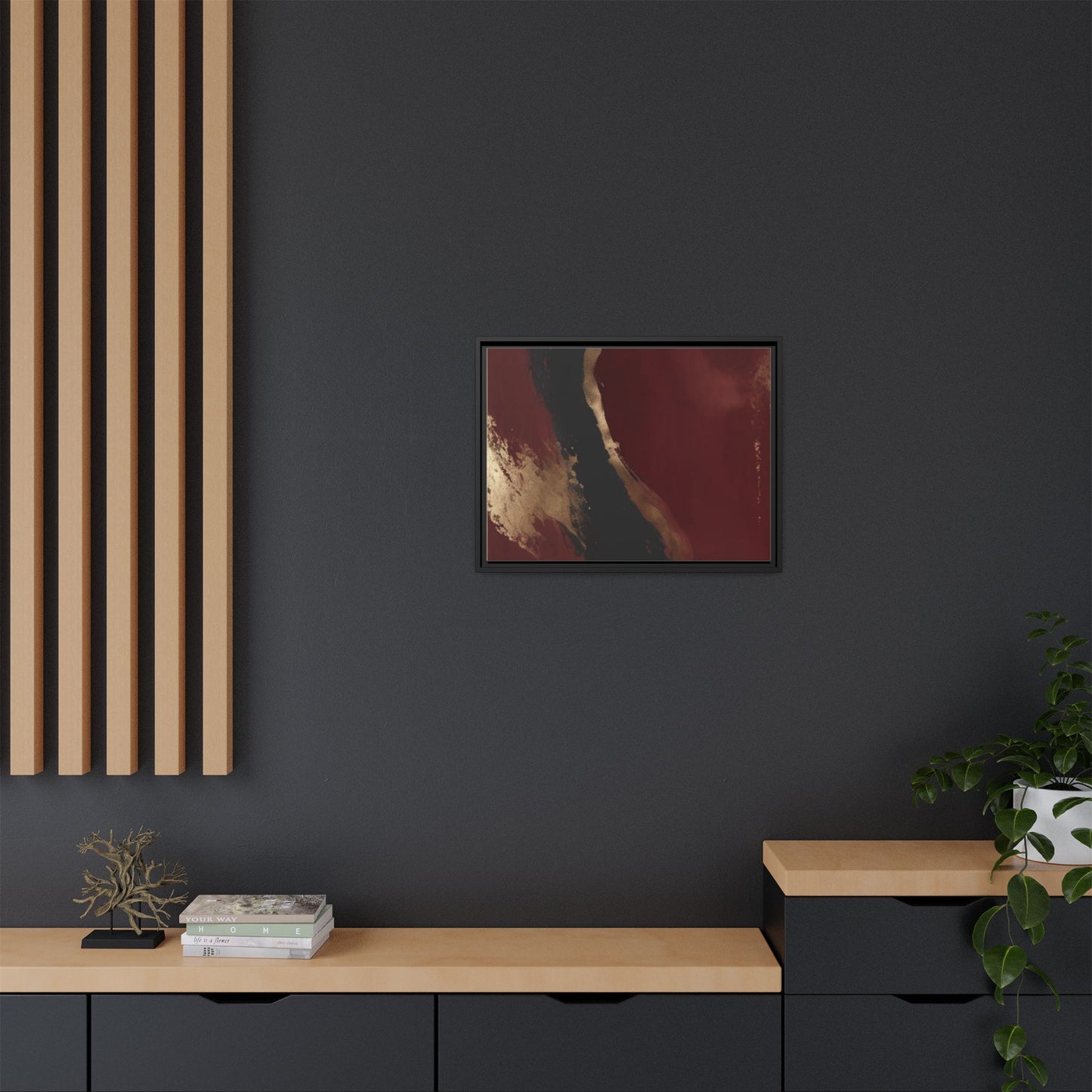 Matte Canvas, Framed (Multi-color)