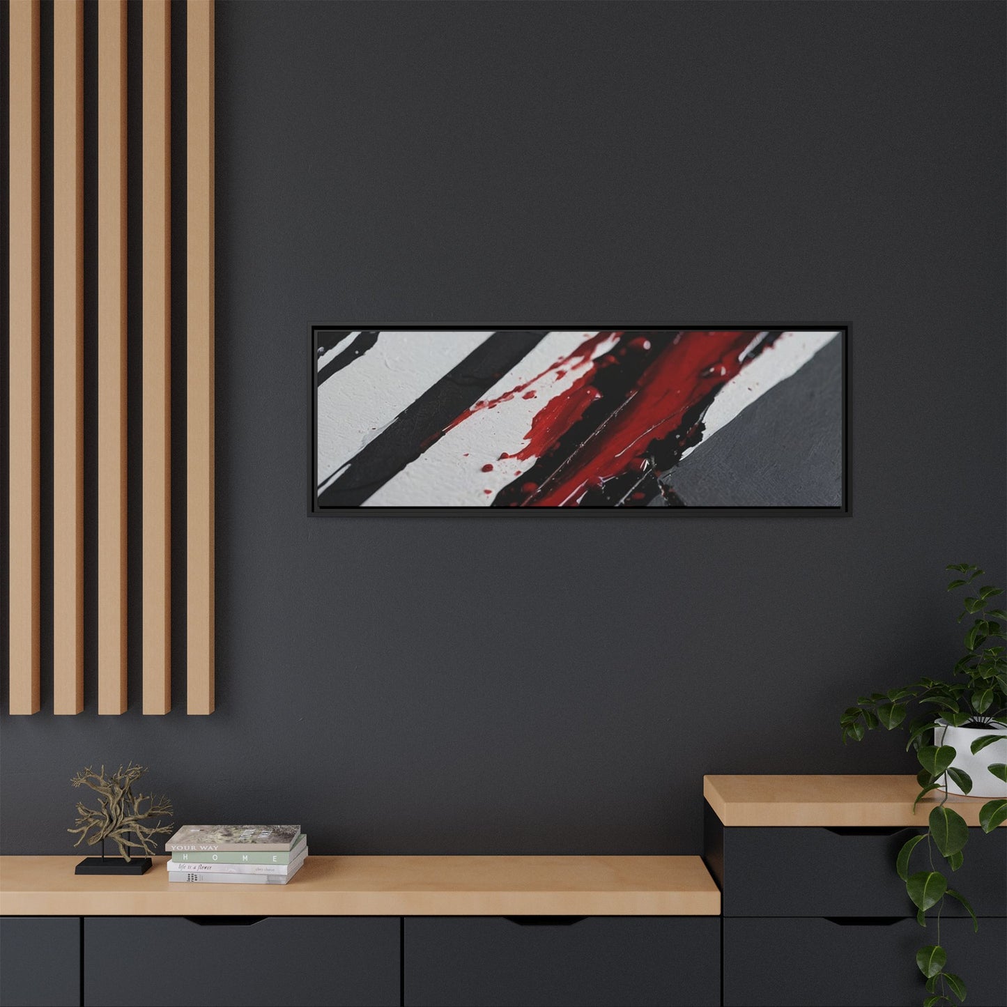 Matte Canvas, Framed (Multi-color)