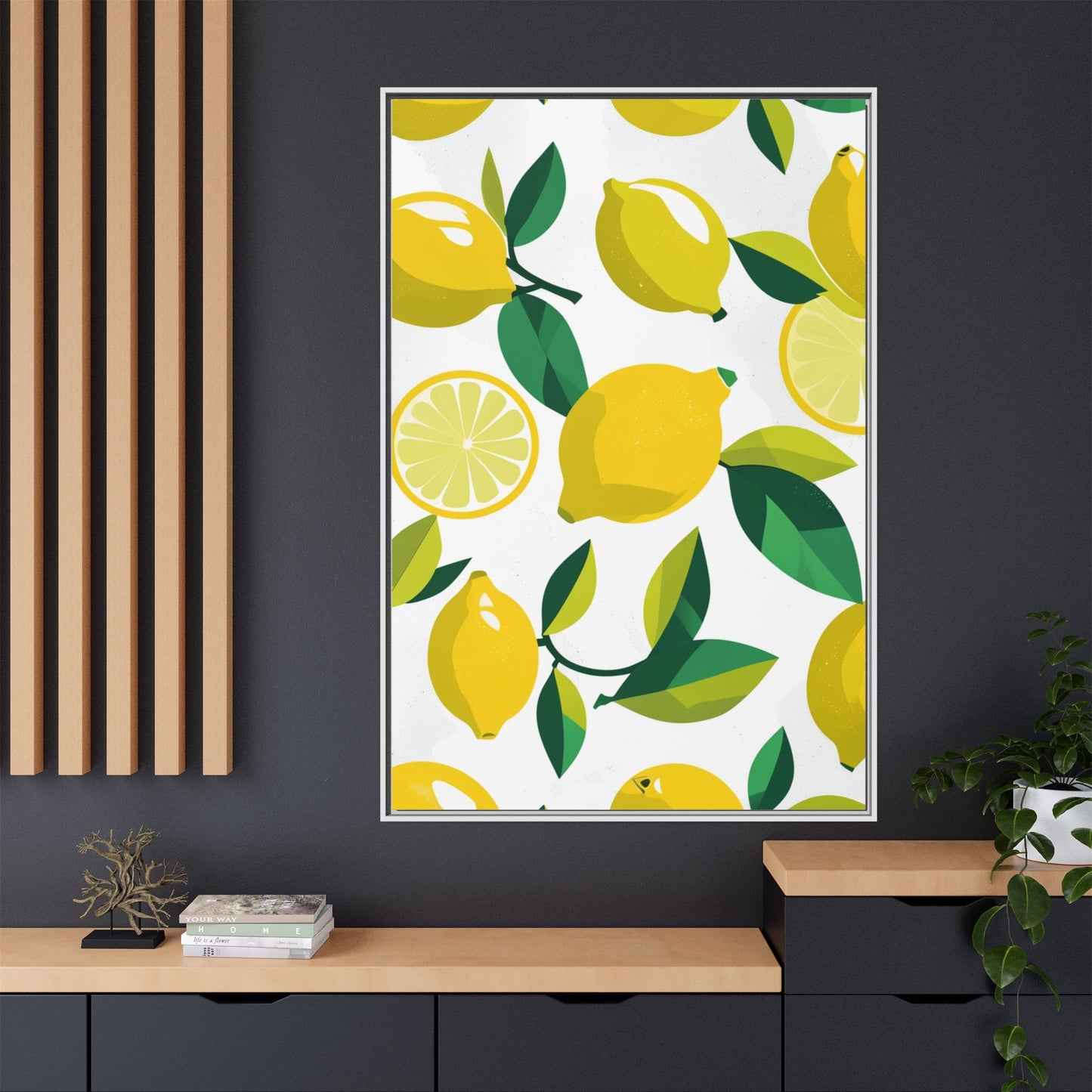 Matte Canvas, Framed (Multi-color)