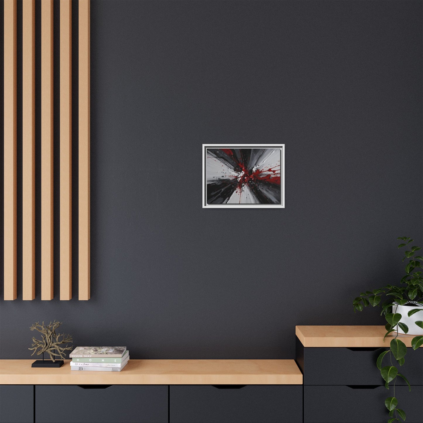 Matte Canvas, Framed (Multi-color)