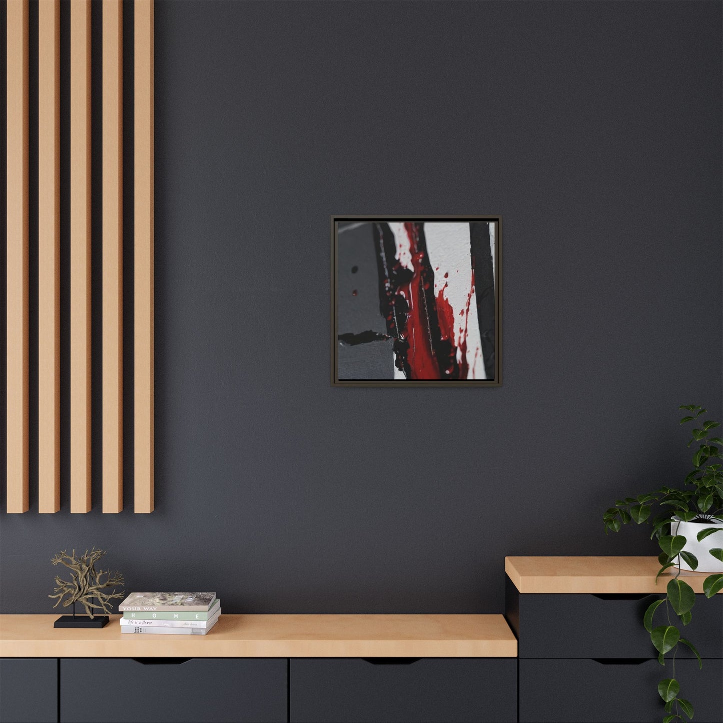 Matte Canvas, Framed (Multi-color)