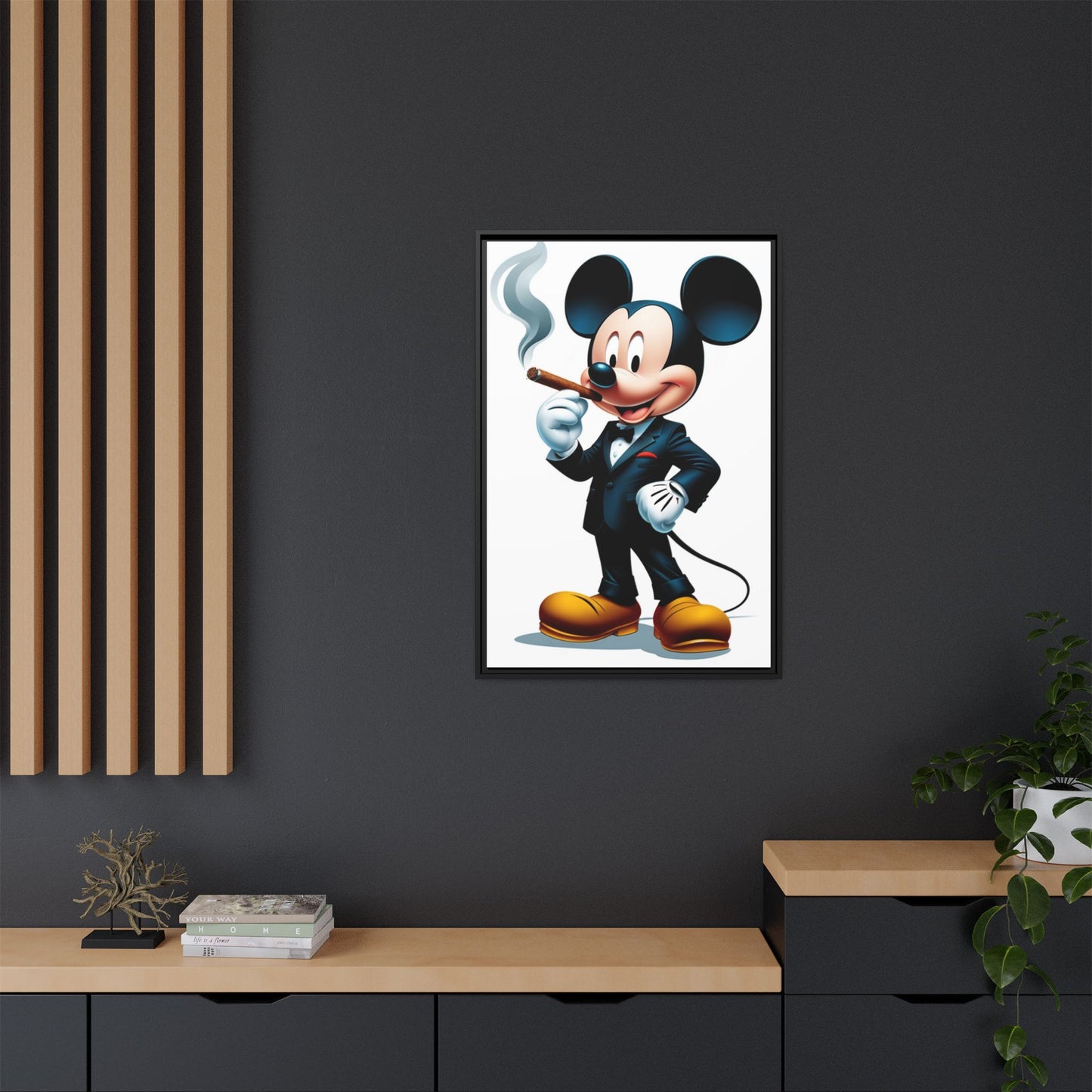 Matte Canvas, Framed (Multi-color)