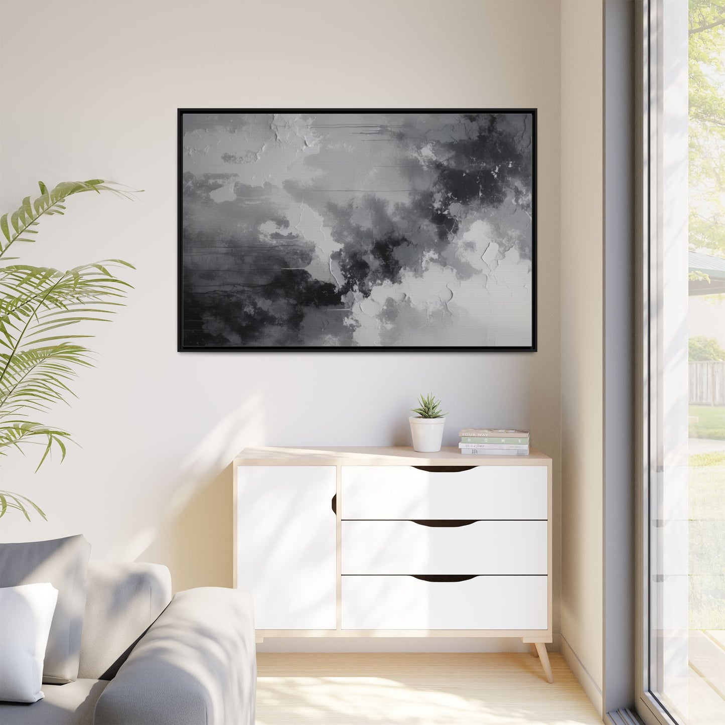 Matte Canvas, Framed (Multi-color)