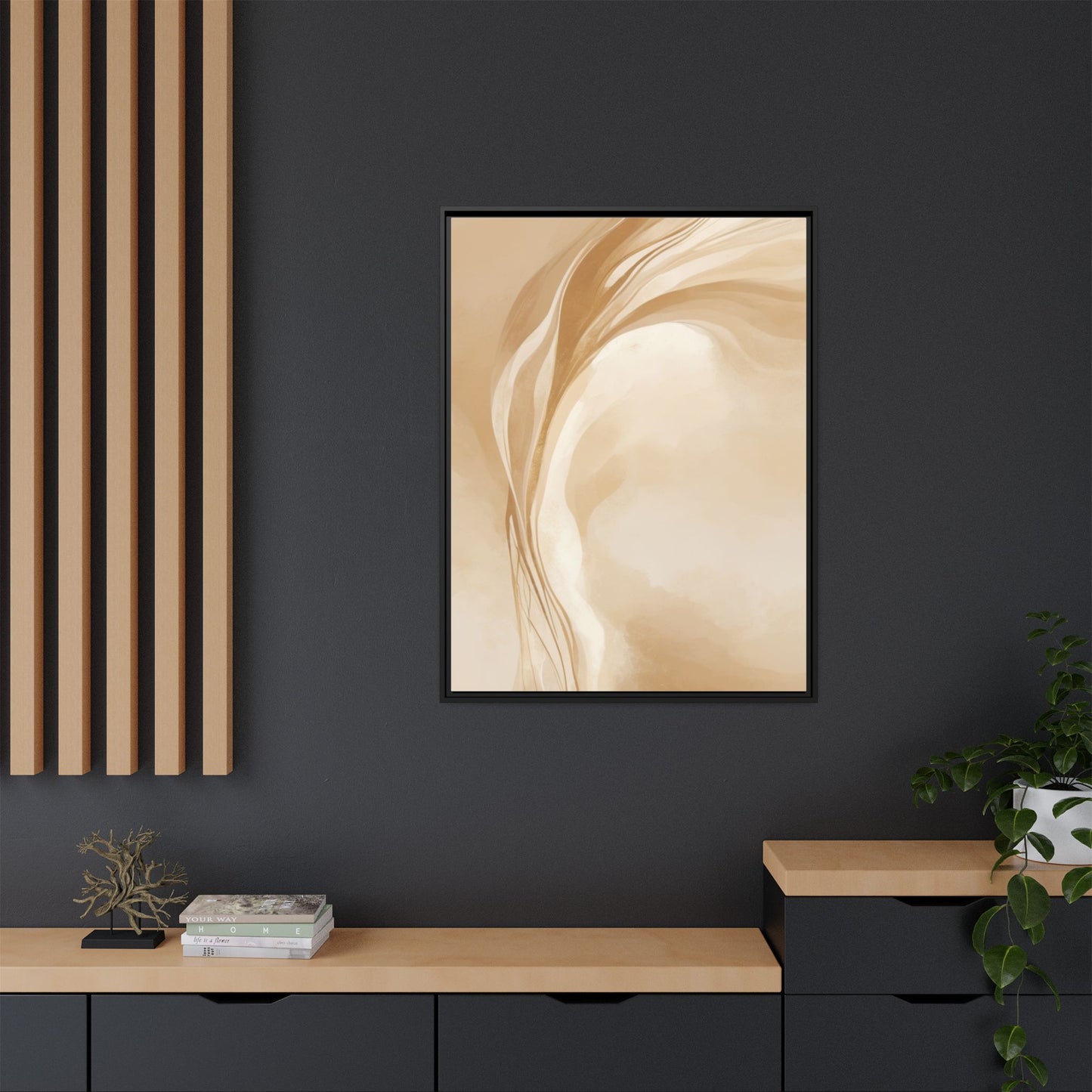 Matte Canvas, Framed (Multi-color)