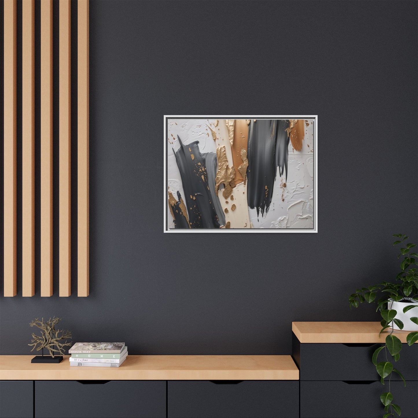 Matte Canvas, Framed (Multi-color)