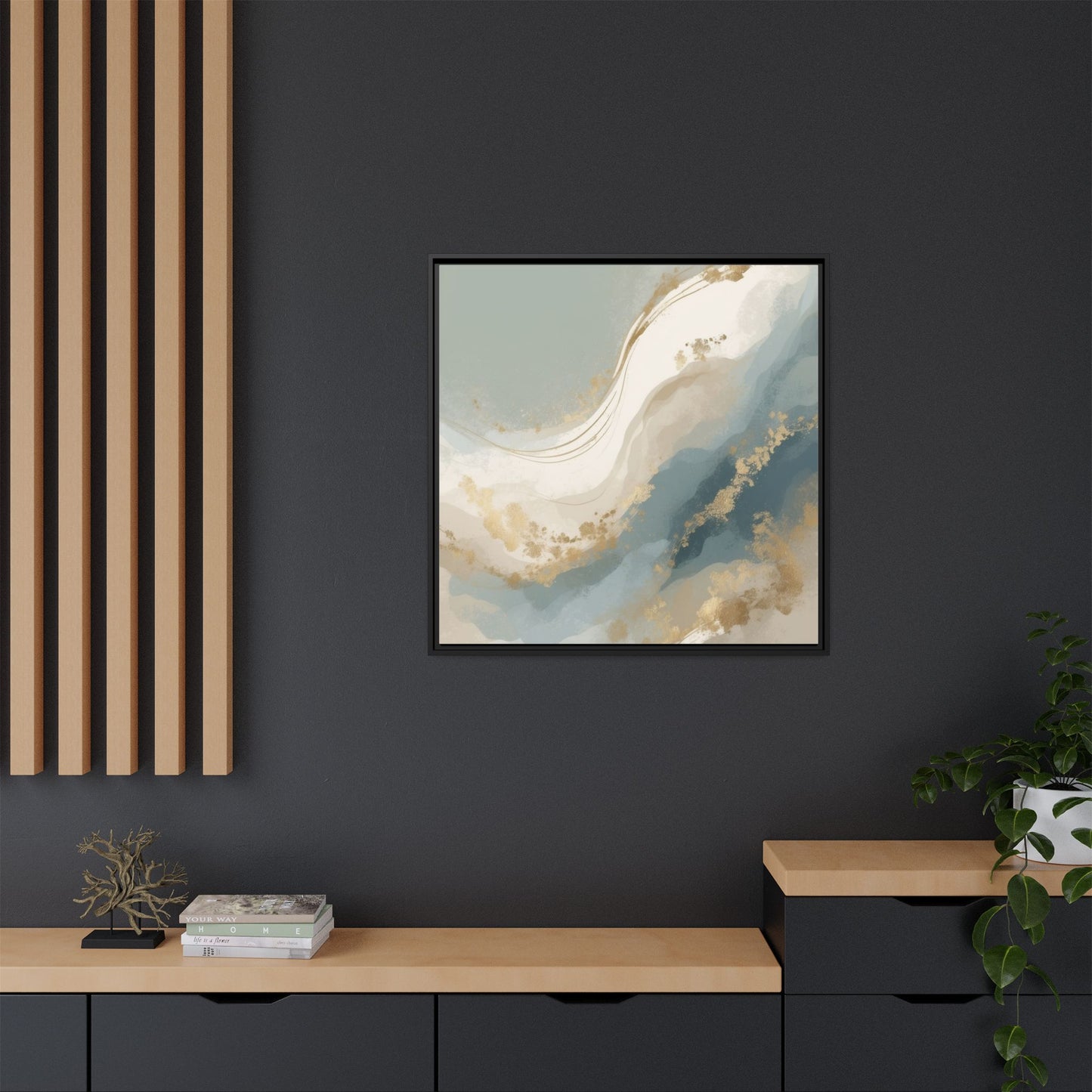 Matte Canvas, Framed (Multi-color)