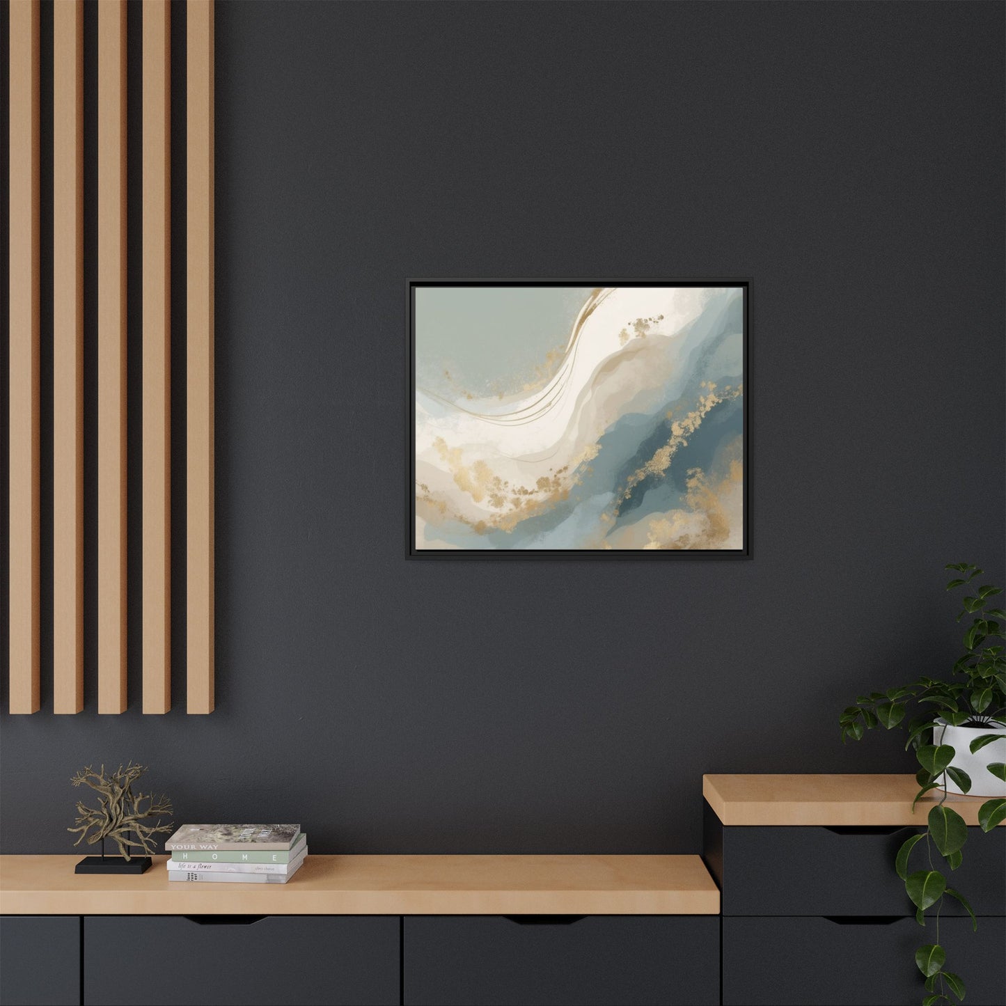 Matte Canvas, Framed (Multi-color)