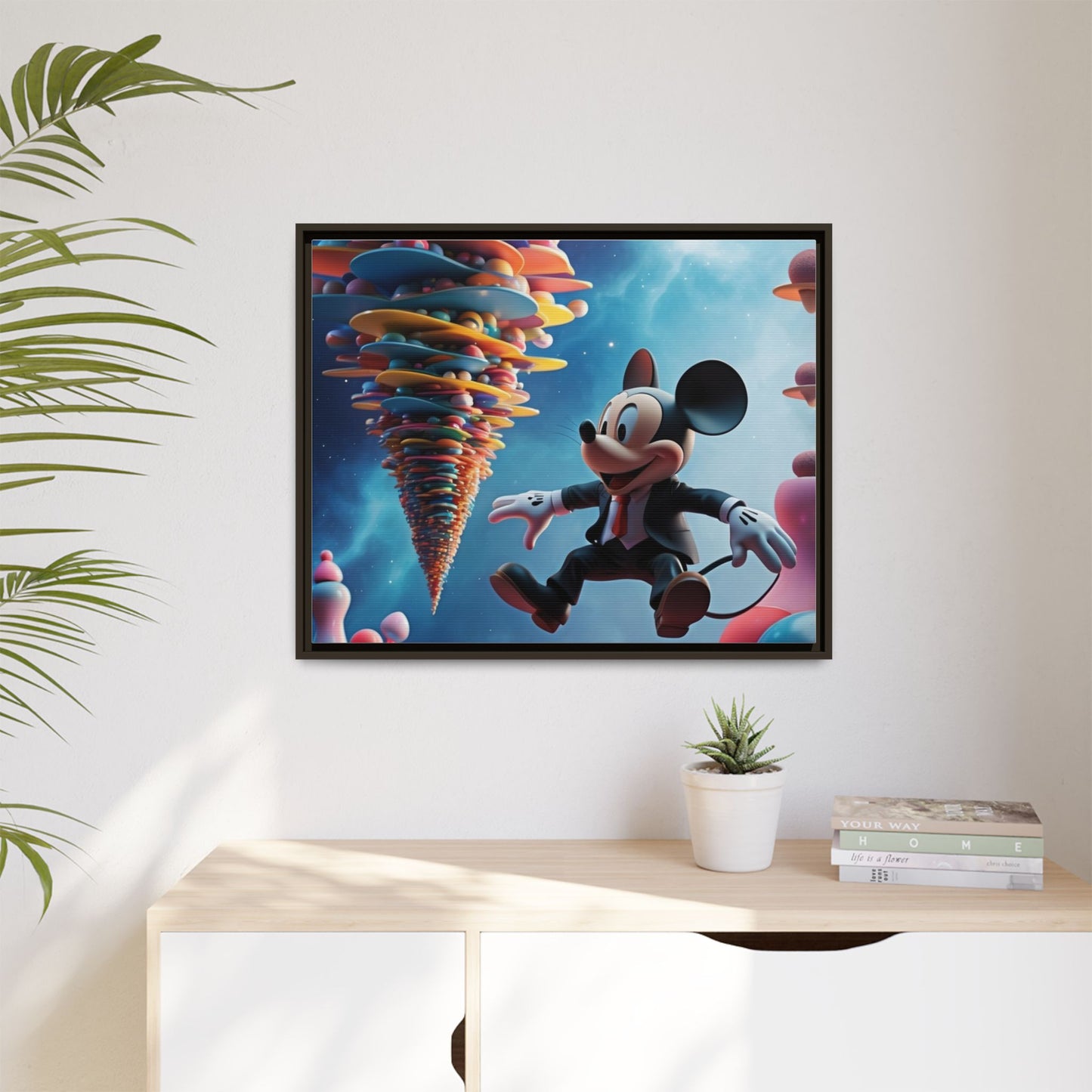 Matte Canvas, Framed (Multi-color)