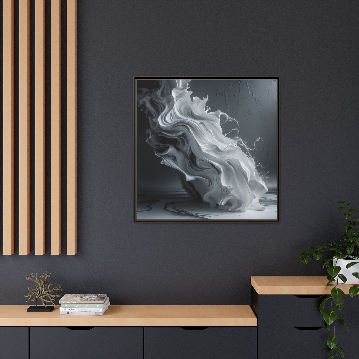 Matte Canvas, Framed (Multi-color)
