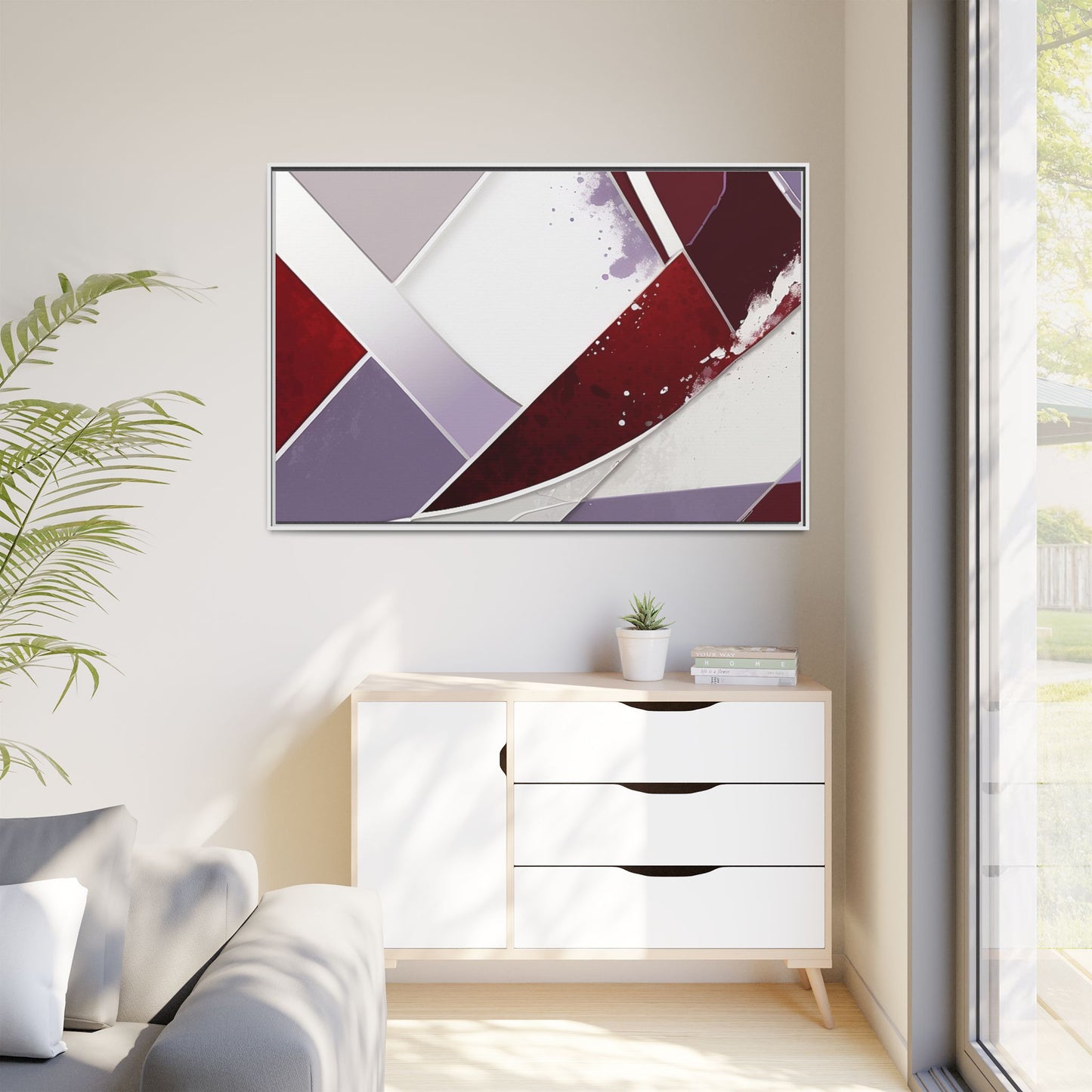 Matte Canvas, Framed (Multi-color)
