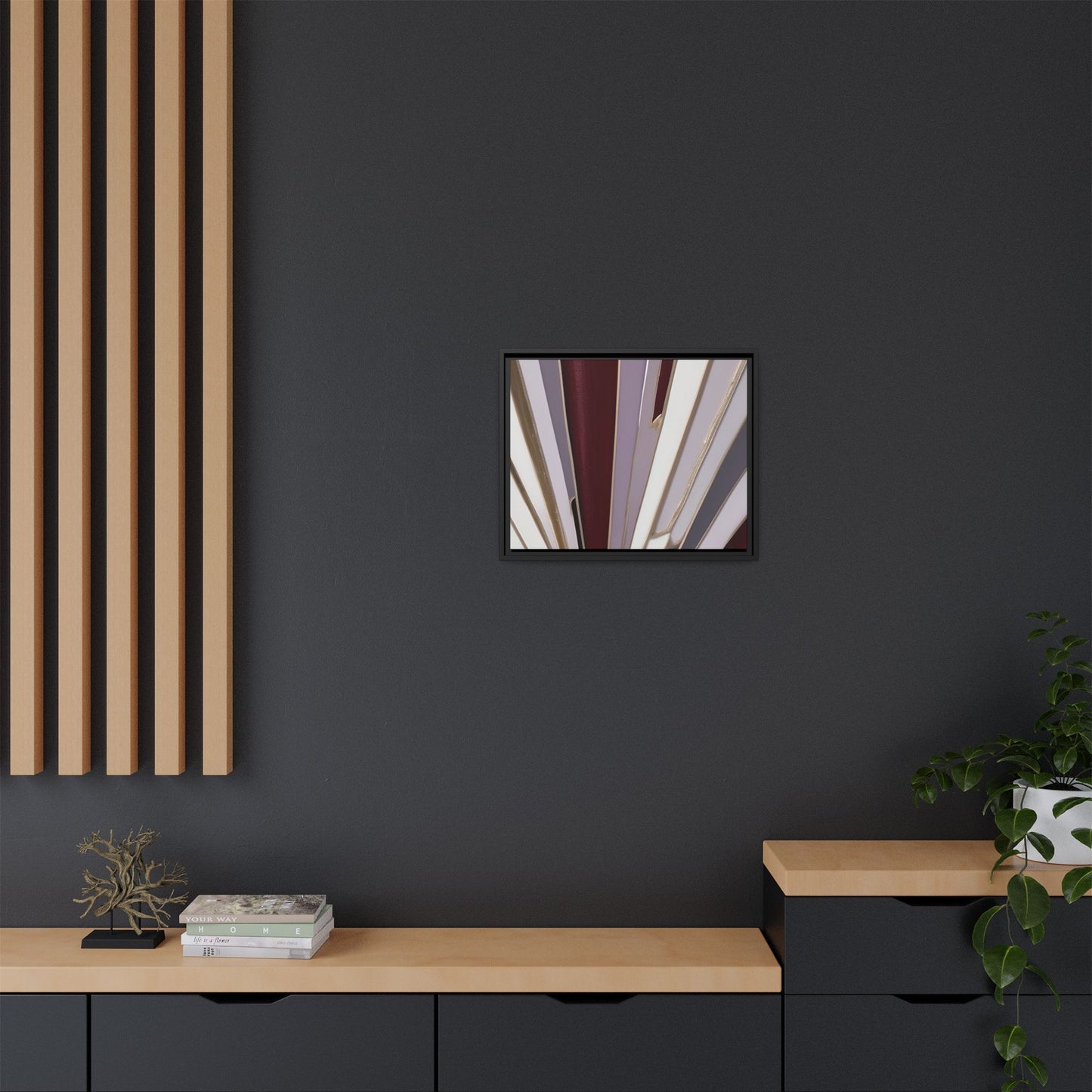 Matte Canvas, Framed (Multi-color)