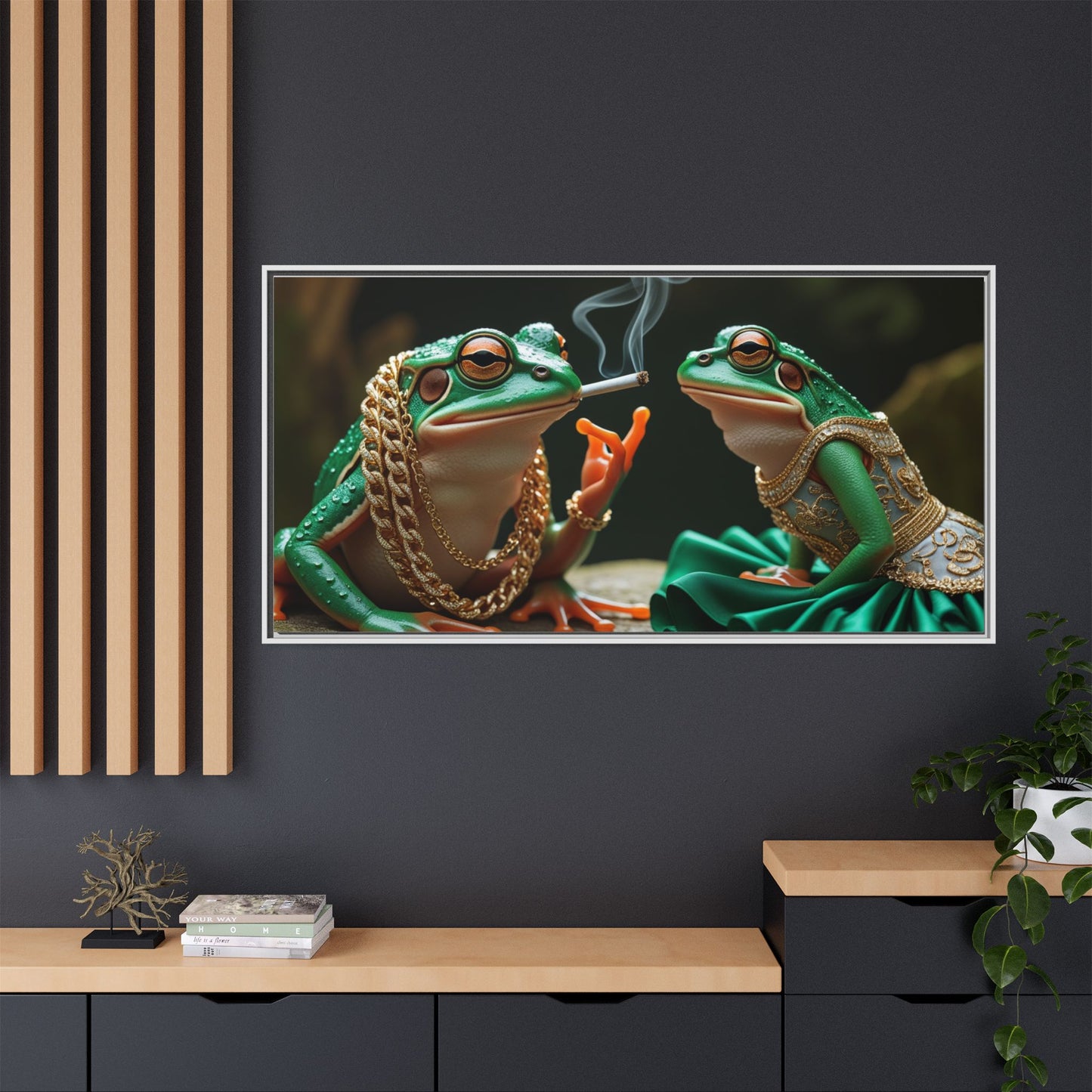 Matte Canvas, Framed (Multi-color)
