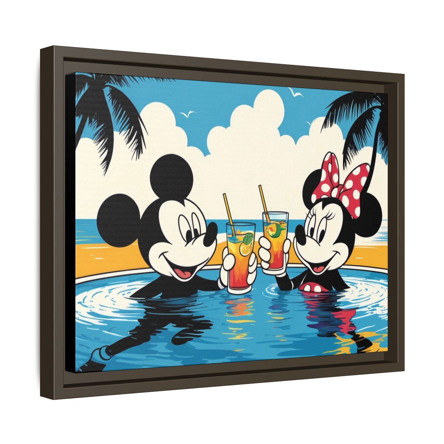 Matte Canvas, Framed (Multi-color)