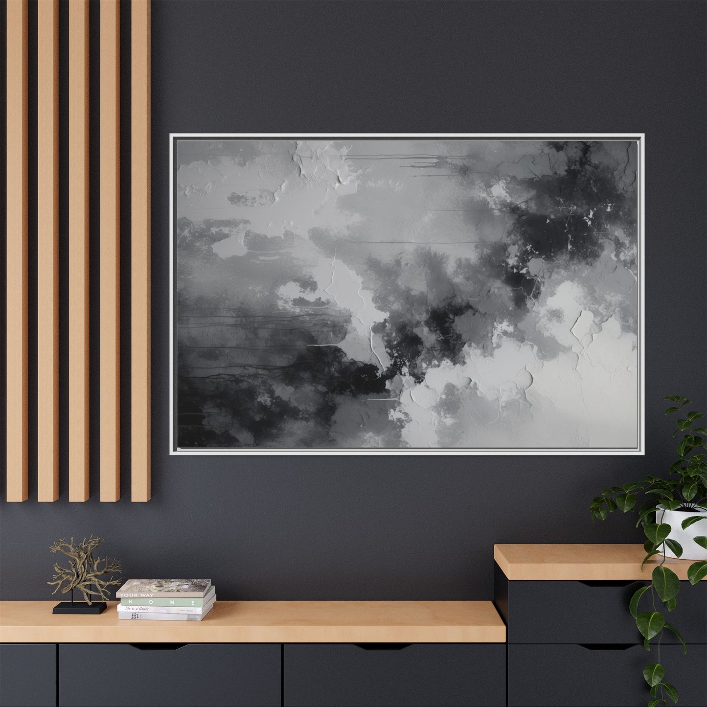 Matte Canvas, Framed (Multi-color)
