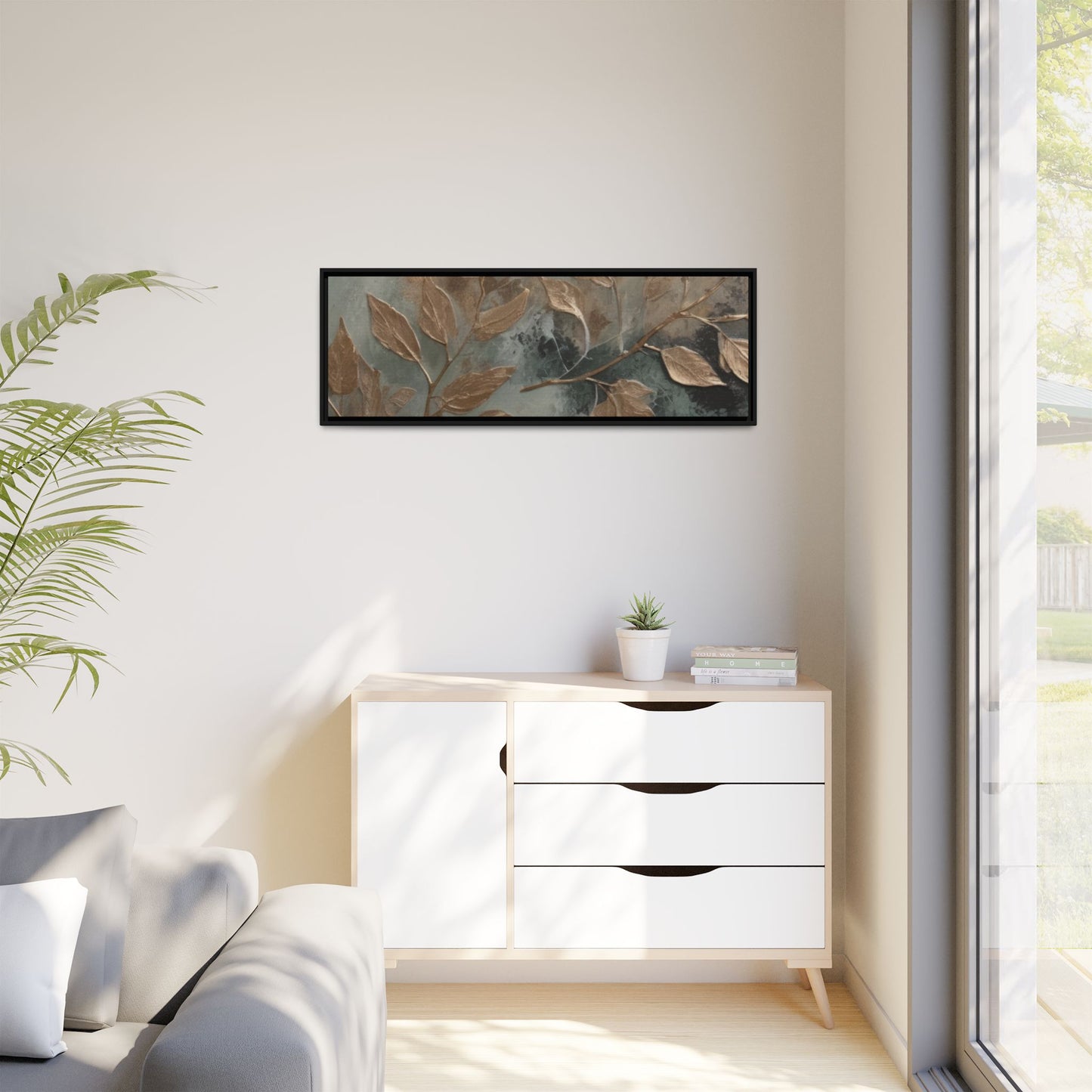 Matte Canvas, Framed (Multi-color)