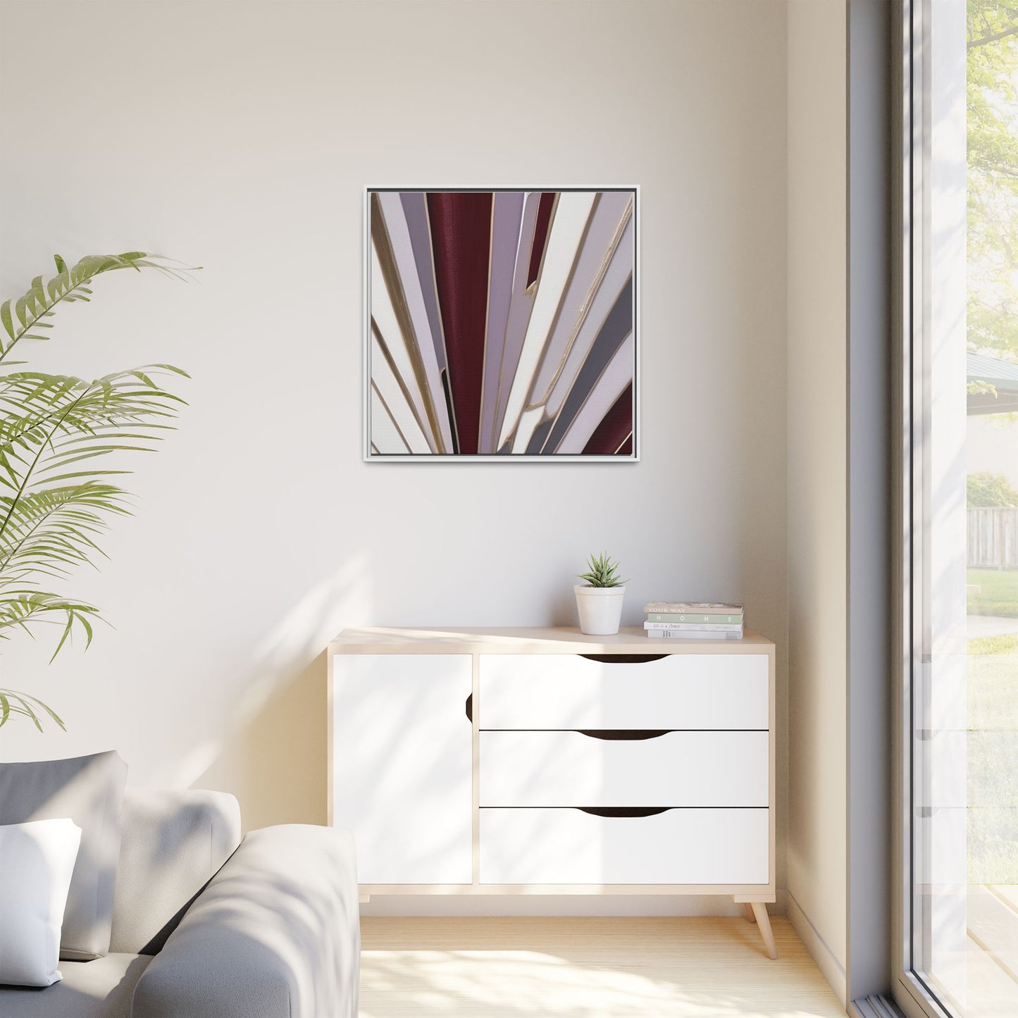 Matte Canvas, Framed (Multi-color)