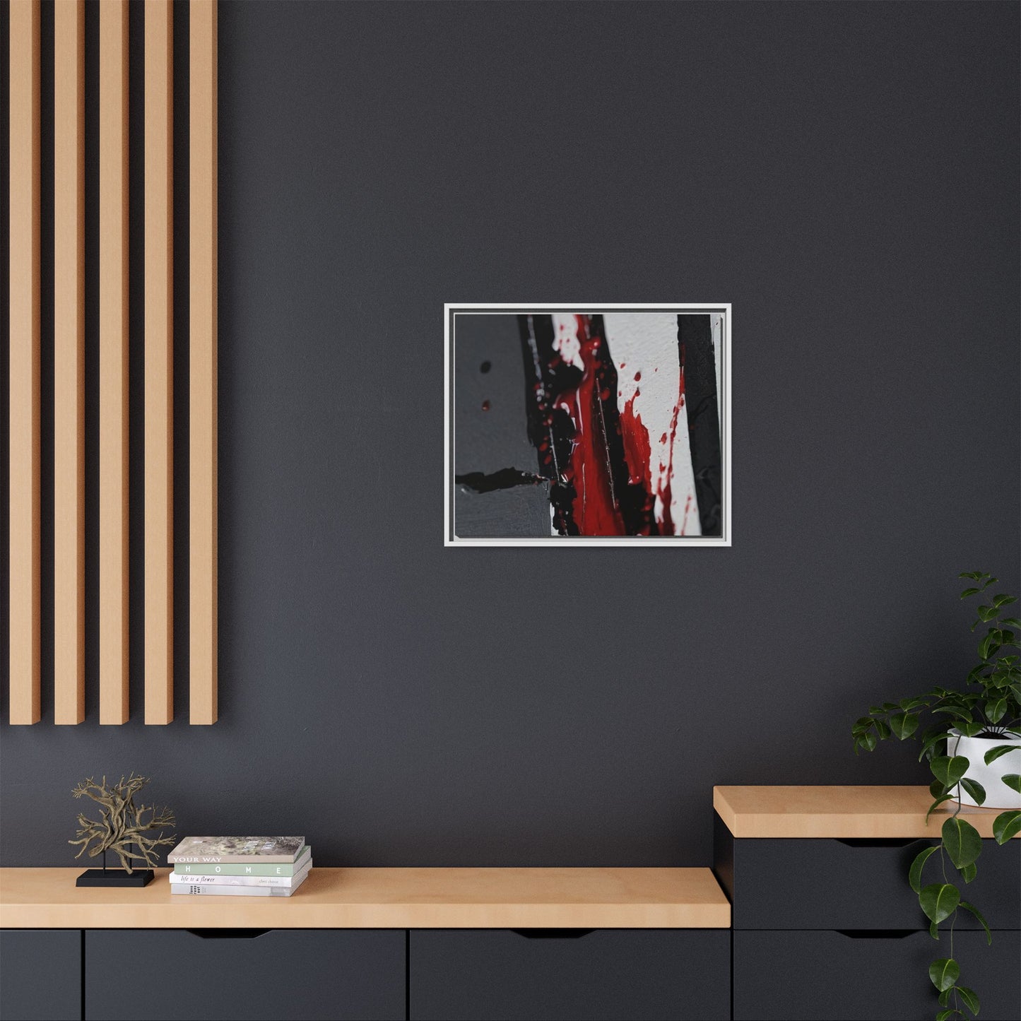 Matte Canvas, Framed (Multi-color)