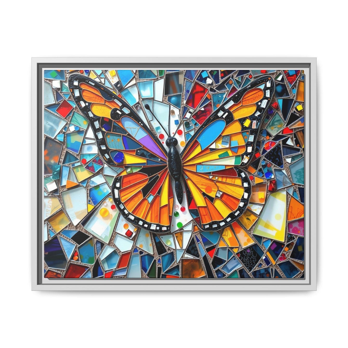 Wings of Renewal: Mosaic Butterfly Dream
