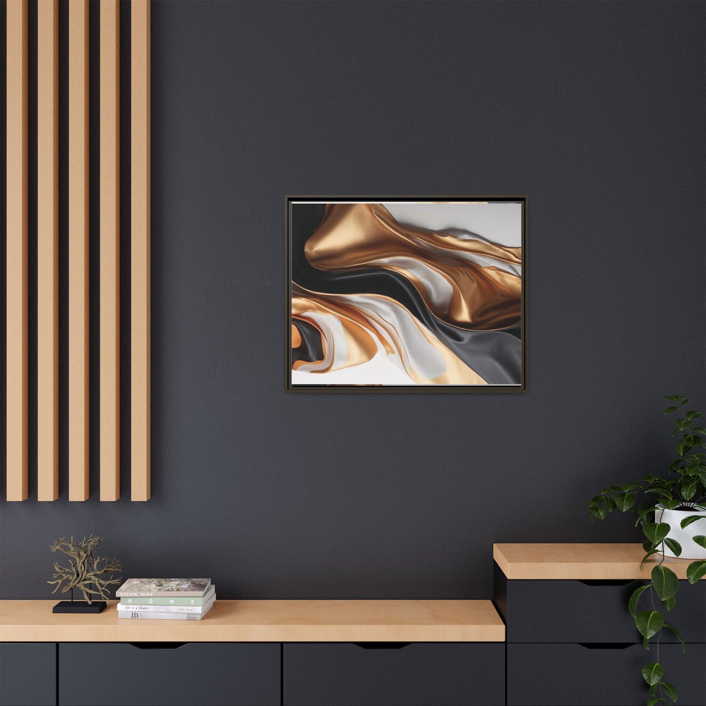 Matte Canvas, Framed (Multi-color)