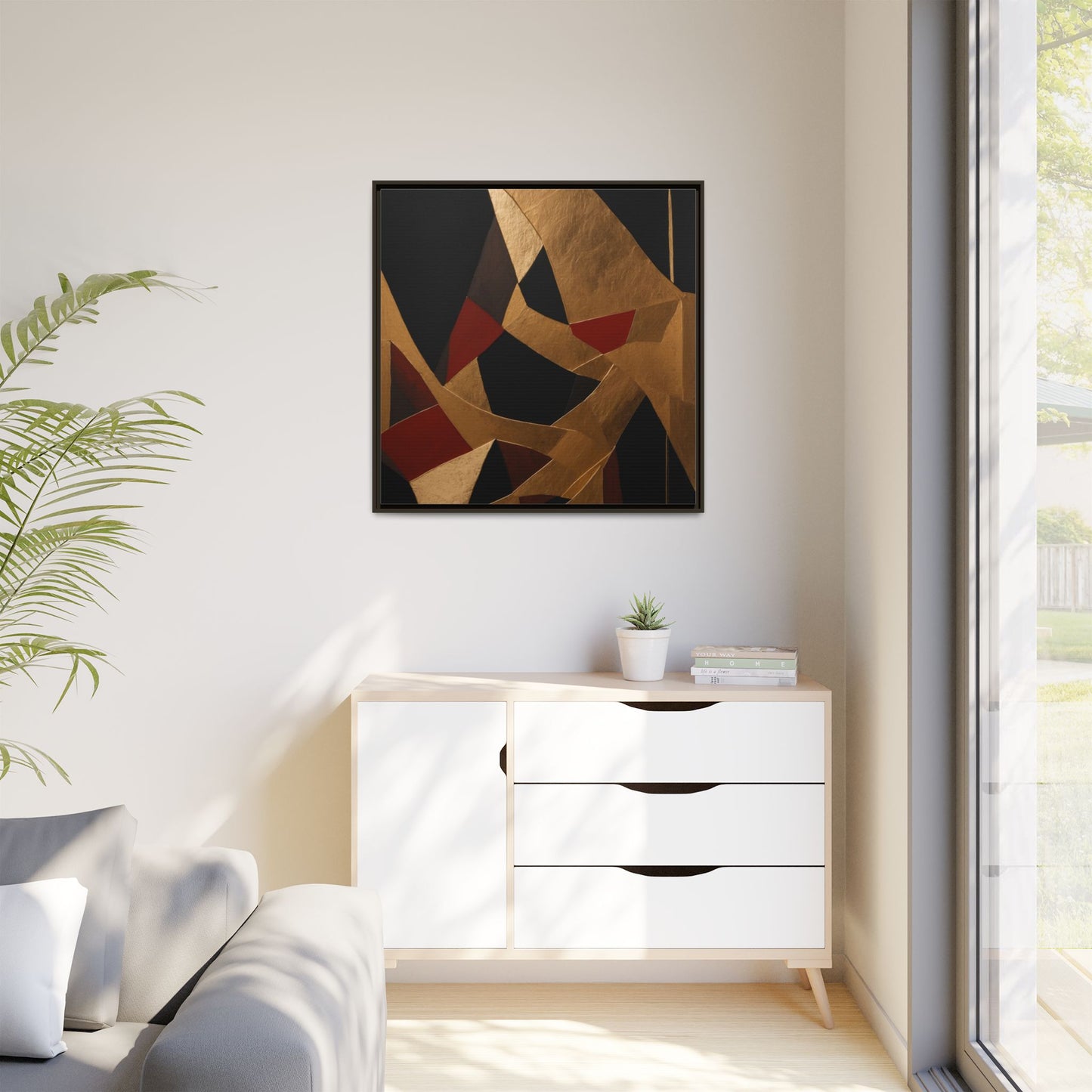 Matte Canvas, Framed (Multi-color)