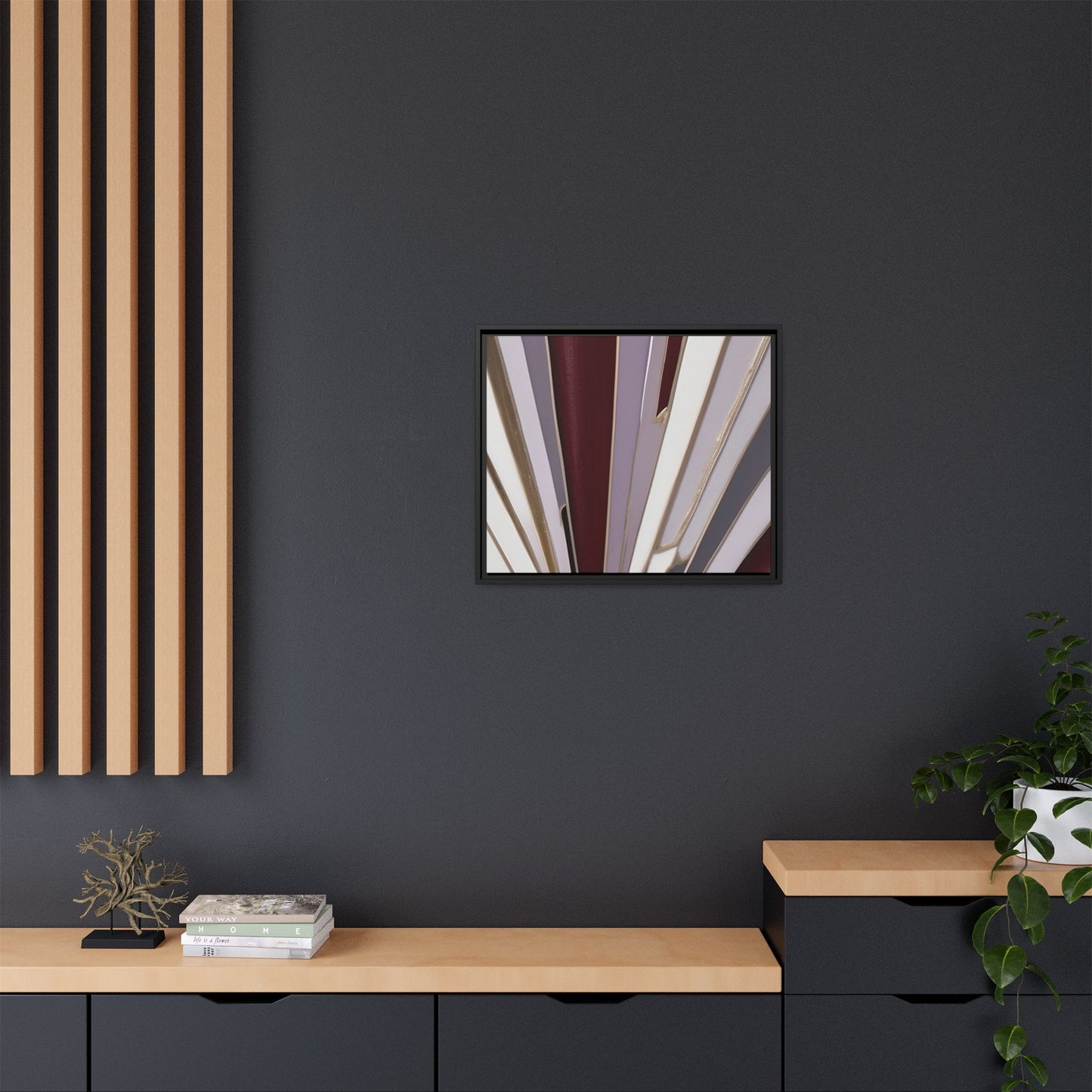 Matte Canvas, Framed (Multi-color)