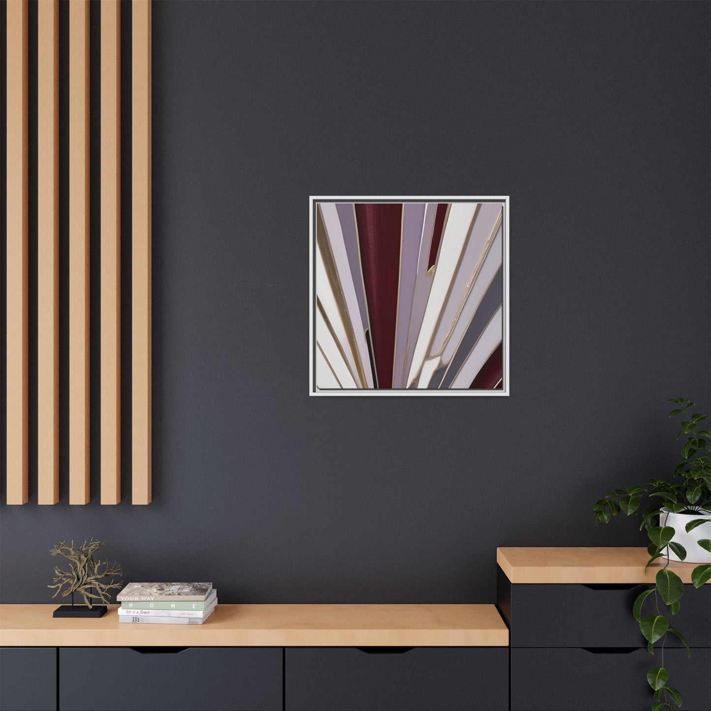 Matte Canvas, Framed (Multi-color)