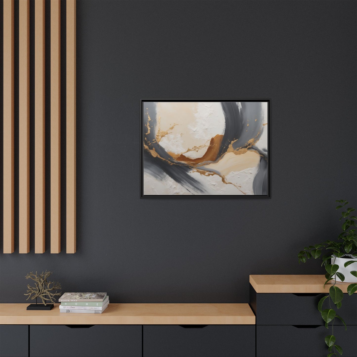 Matte Canvas, Framed (Multi-color)