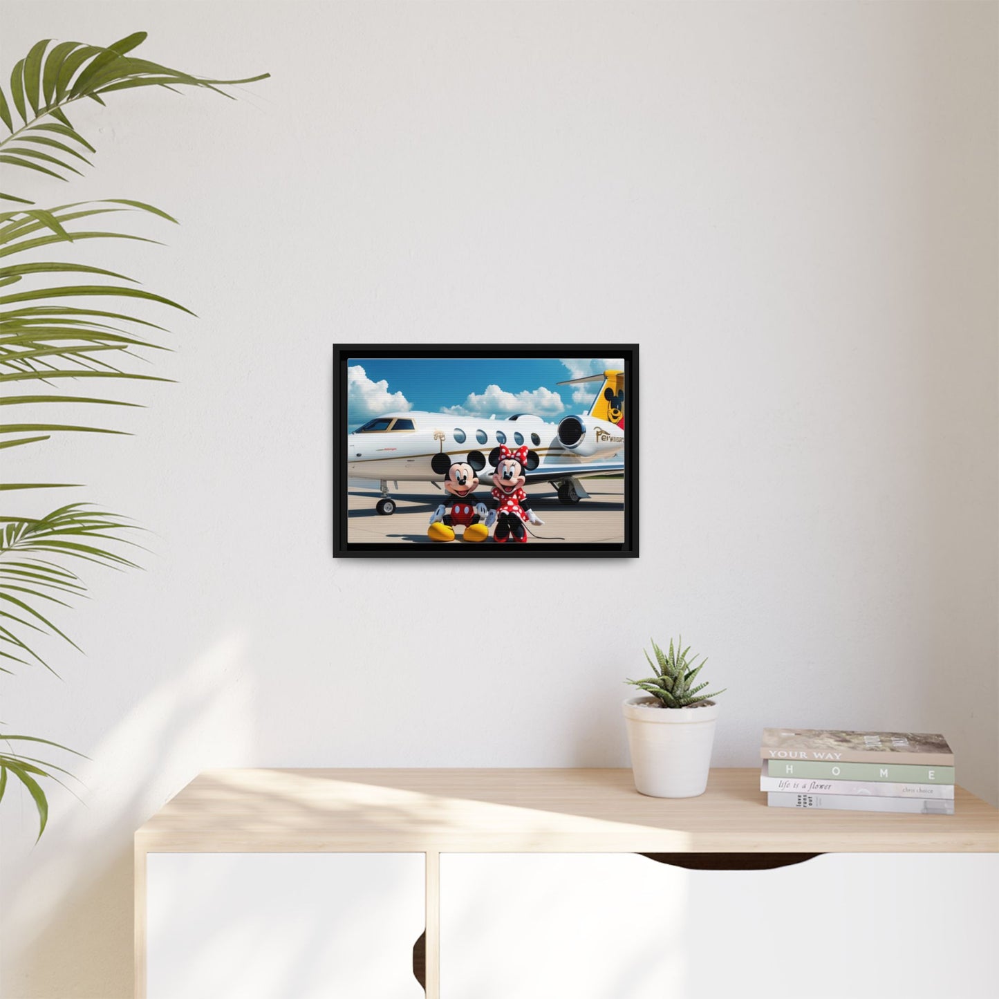 Mickey & Minnie Jetsetter Canvas Art