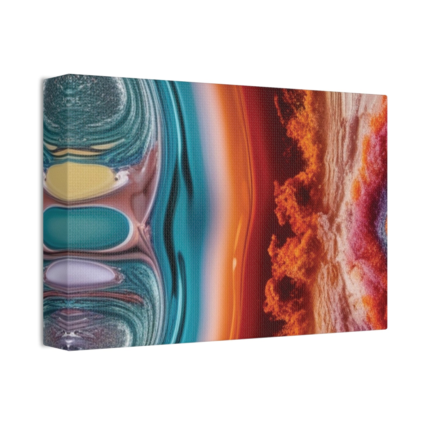 Stunning Abstract Canvas Art - 15" Stretched Wall Decor