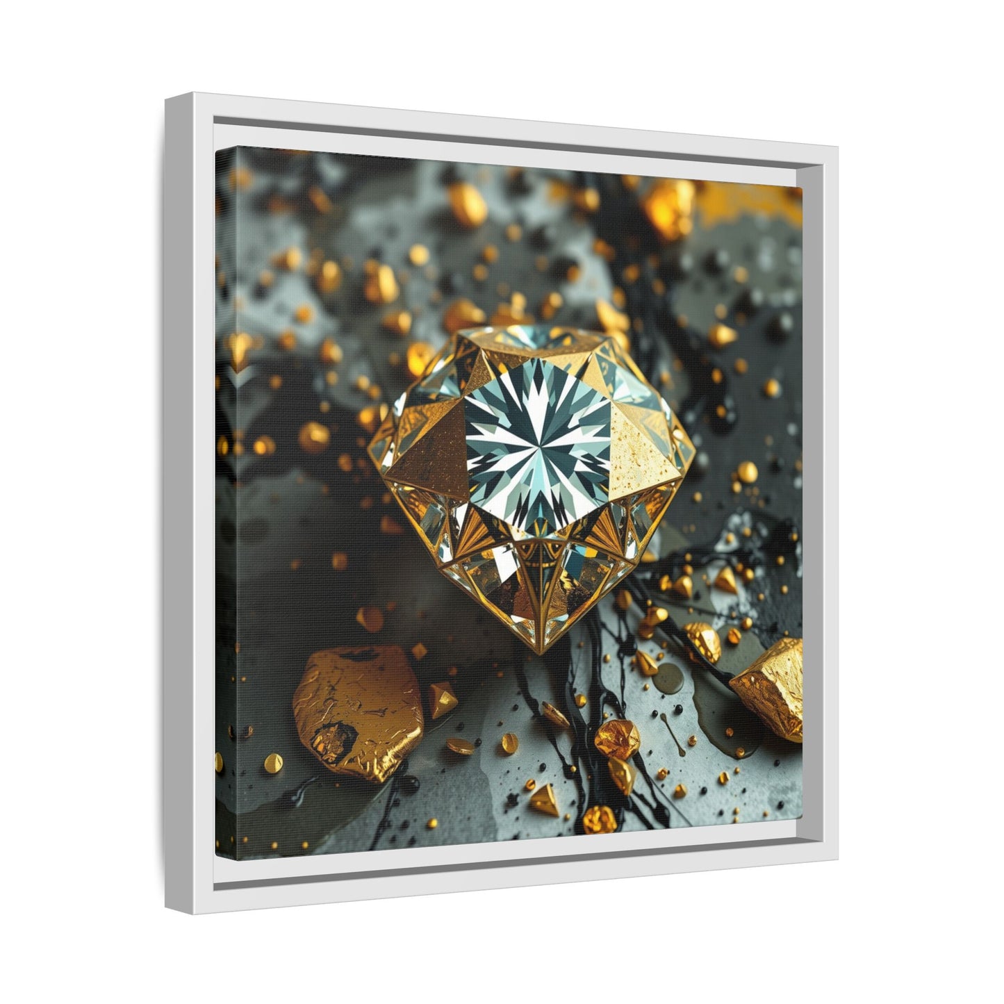 Matte Canvas, Framed (Multi-color)