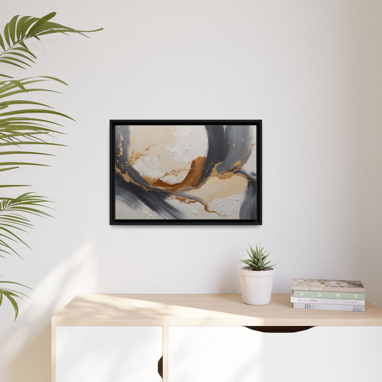 Matte Canvas, Framed (Multi-color)
