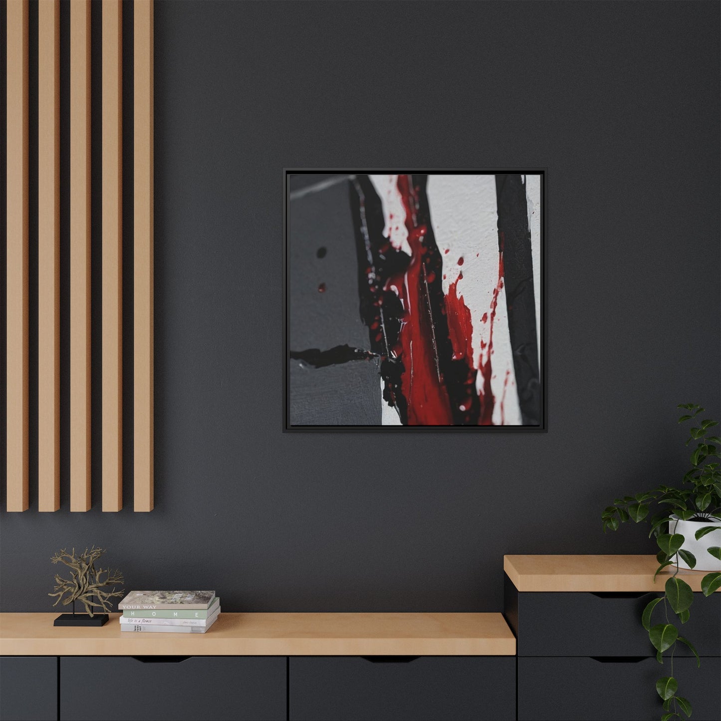 Matte Canvas, Framed (Multi-color)
