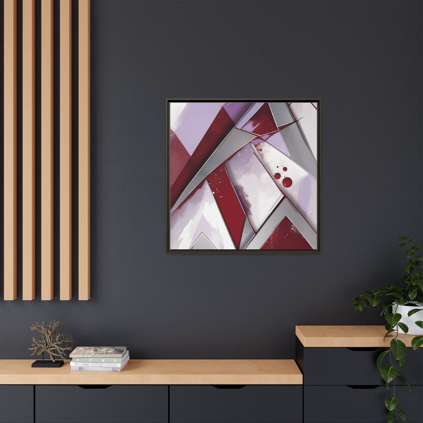 Matte Canvas, Framed (Multi-color)