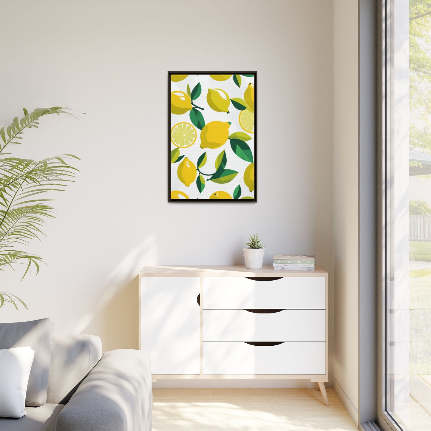 Matte Canvas, Framed (Multi-color)